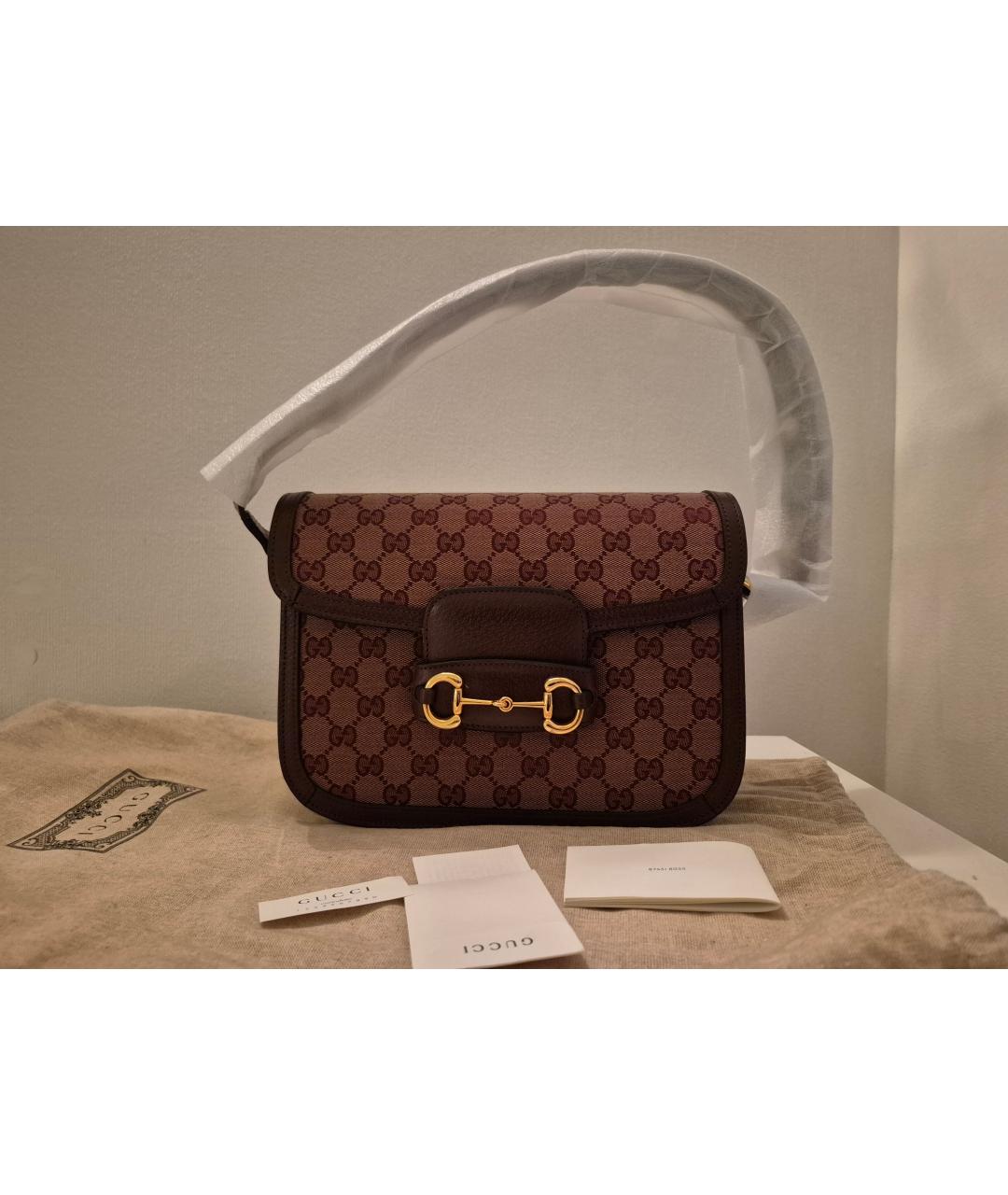 GUCCI Красная кожаная поясная сумка, фото 4