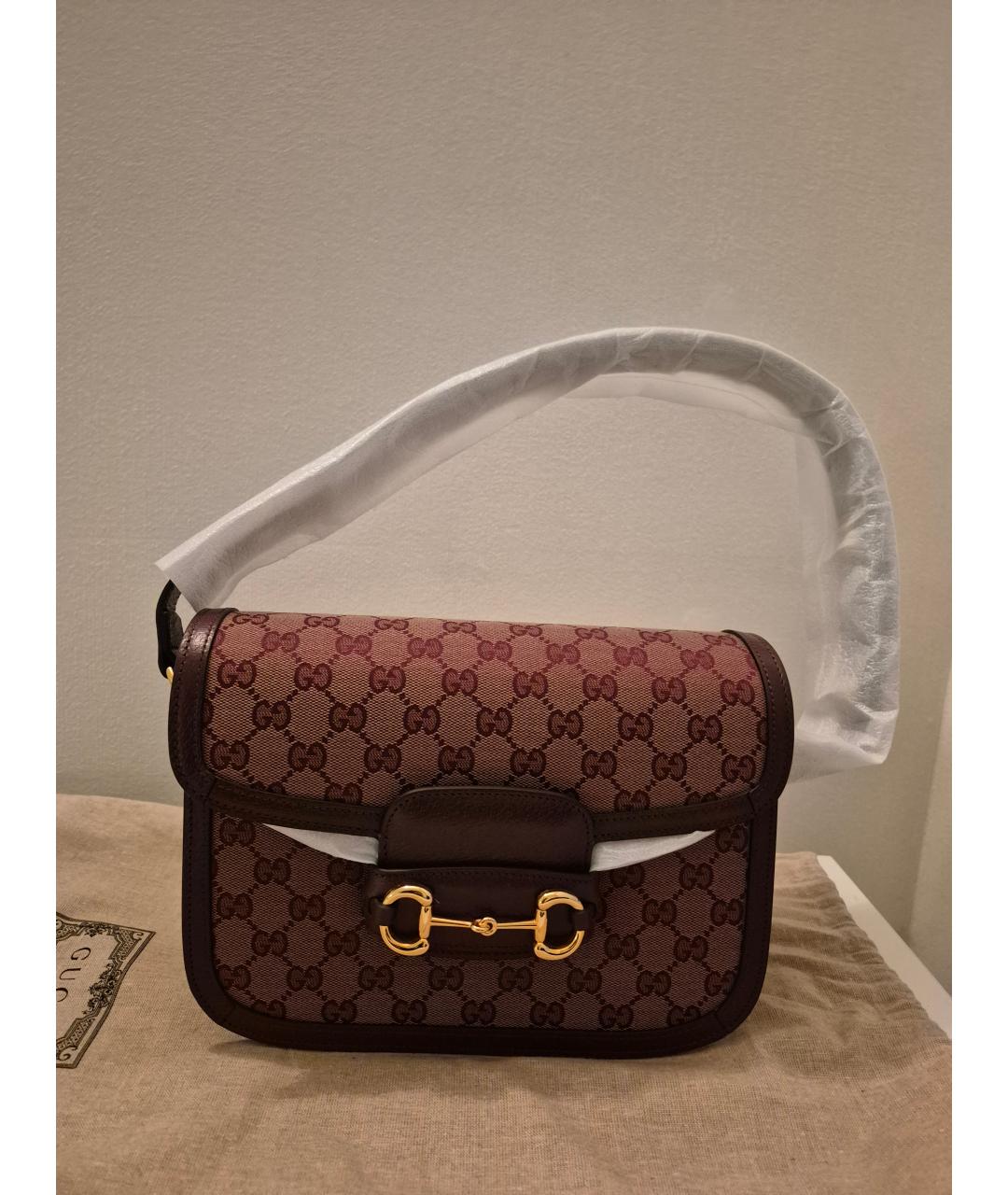 GUCCI Красная кожаная поясная сумка, фото 9