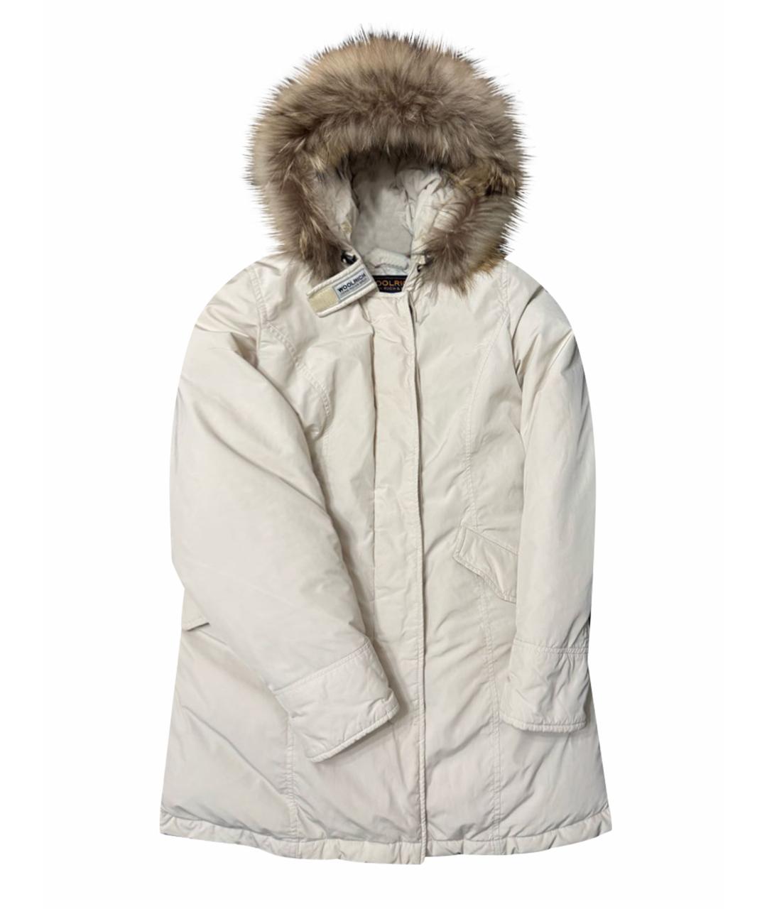 WOOLRICH Бежевая полиэстеровая парка, фото 1