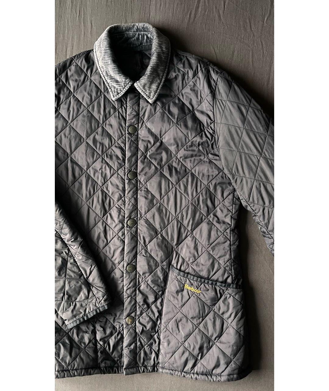 BARBOUR Темно-синяя полиамидовая куртка, фото 6