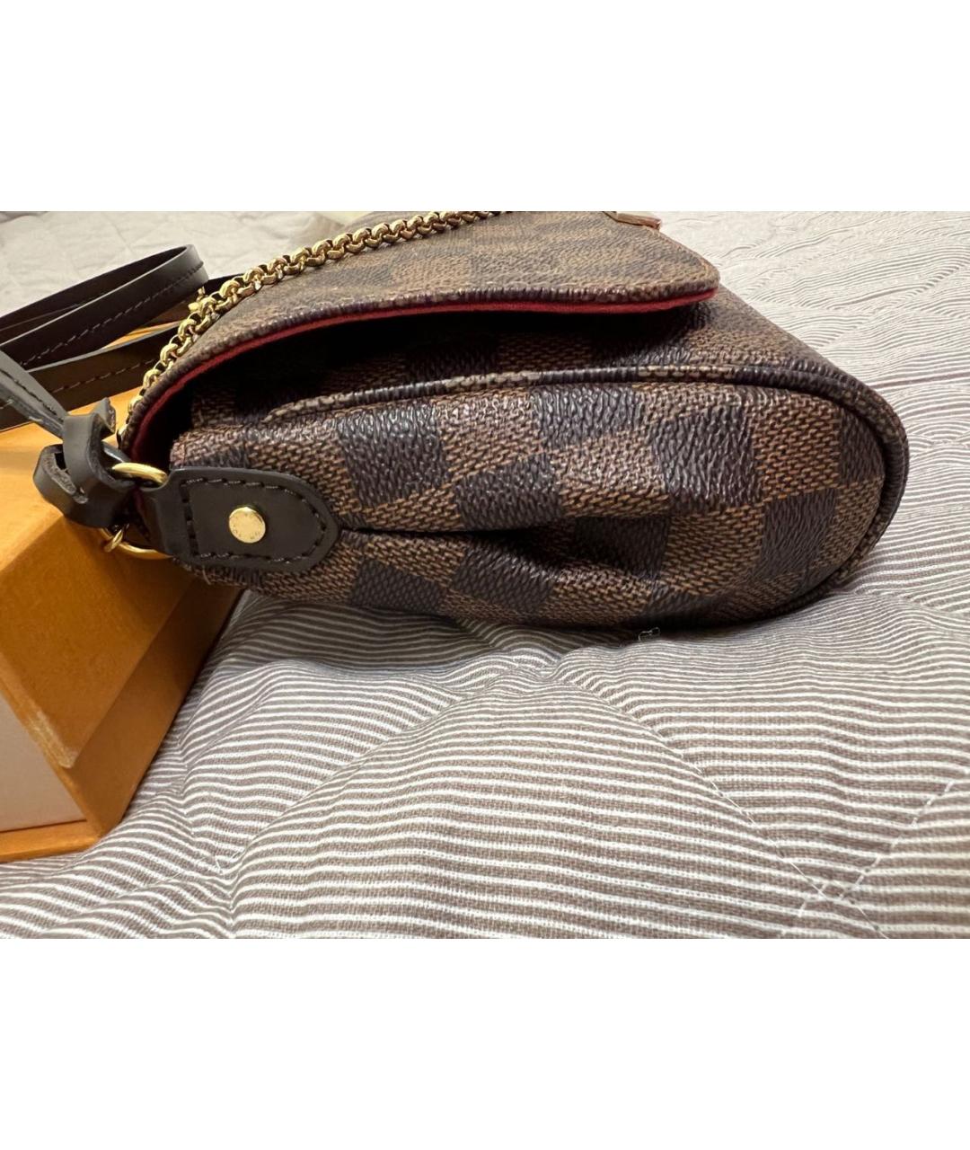 LOUIS VUITTON Коричневая сумка через плечо, фото 4