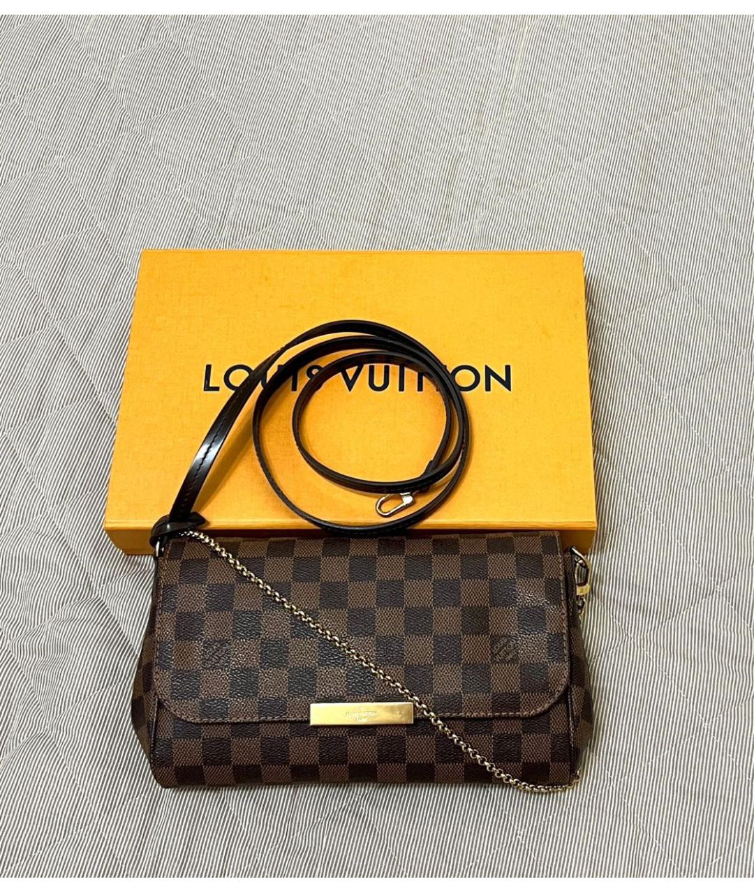 LOUIS VUITTON Коричневая сумка через плечо, фото 2