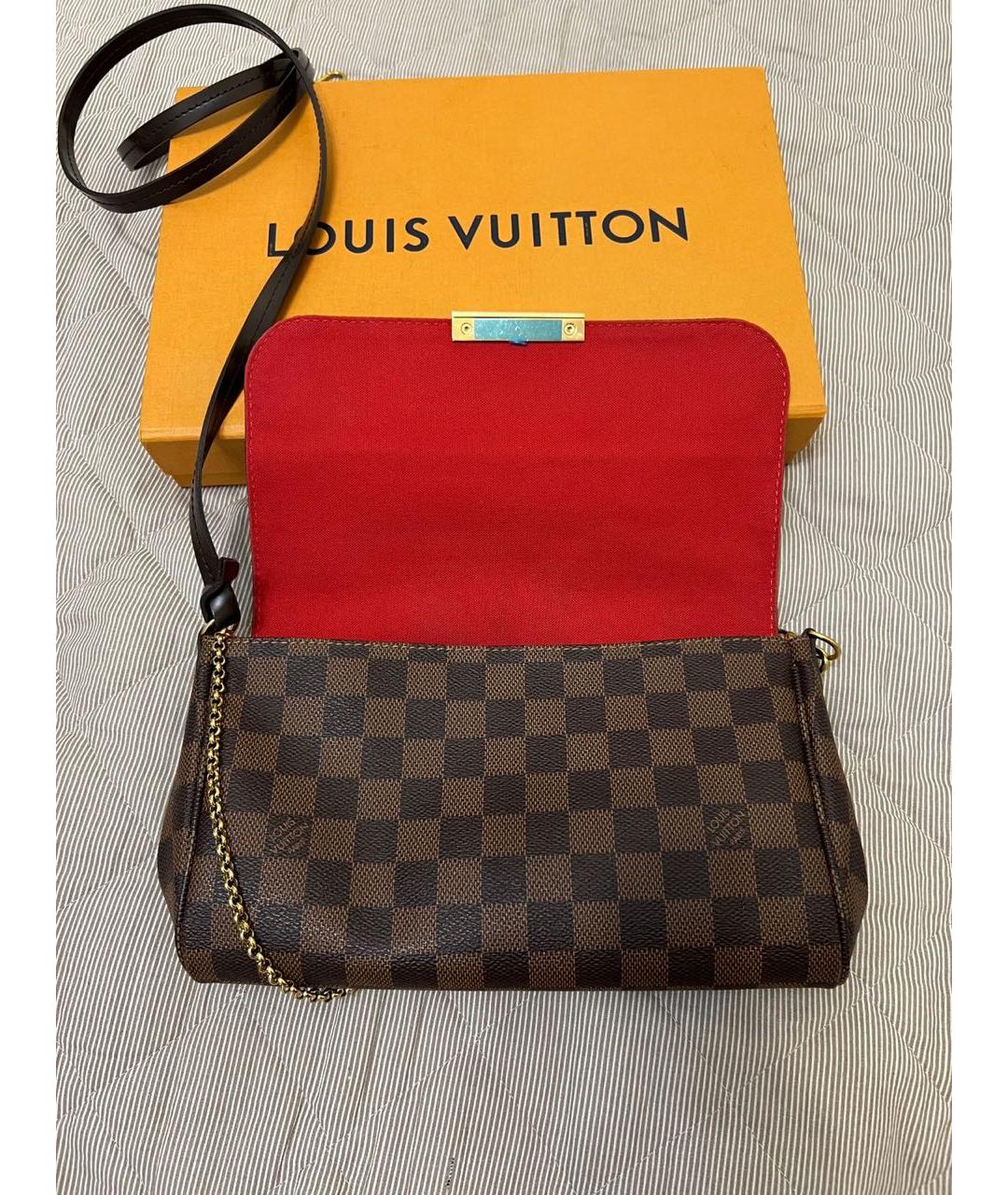 LOUIS VUITTON Коричневая сумка через плечо, фото 8