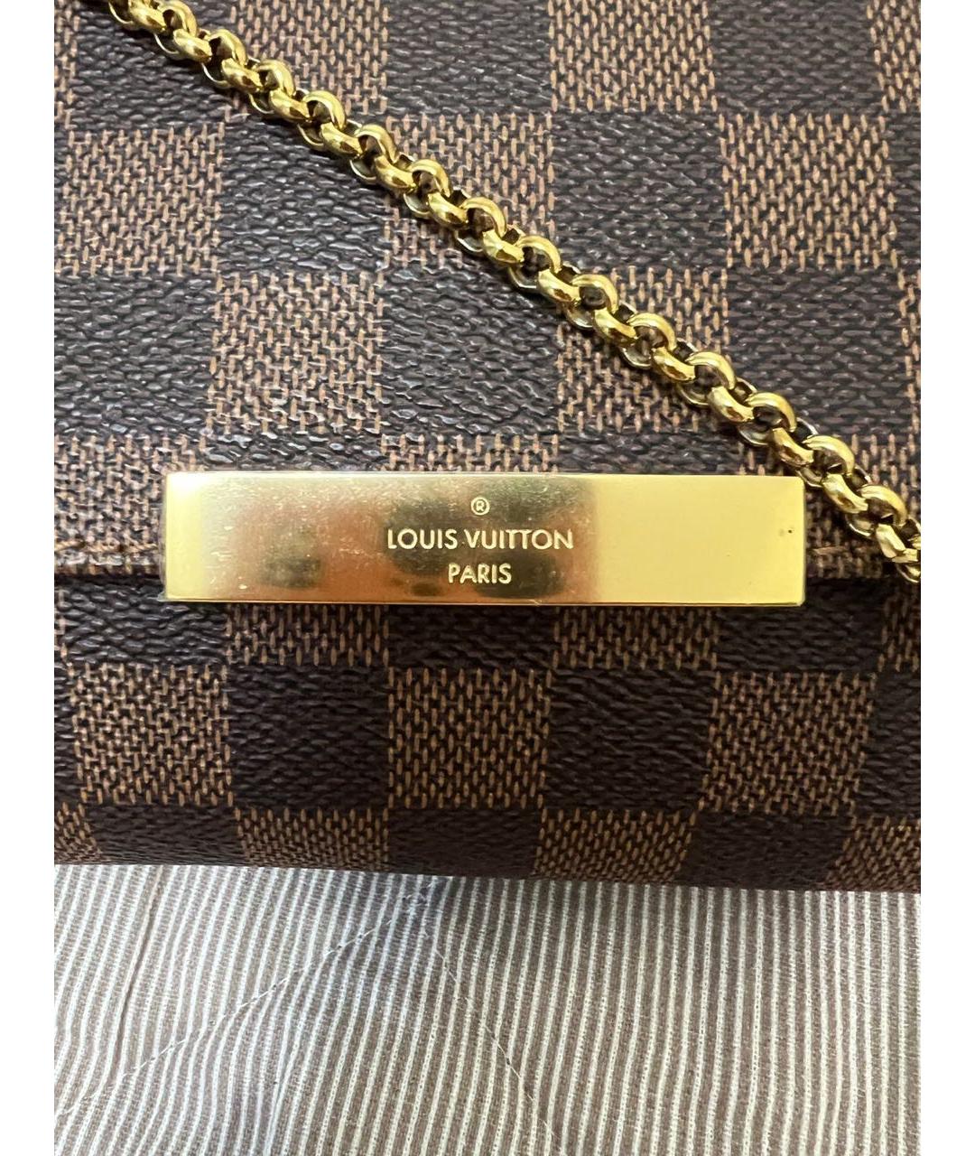 LOUIS VUITTON Коричневая сумка через плечо, фото 7