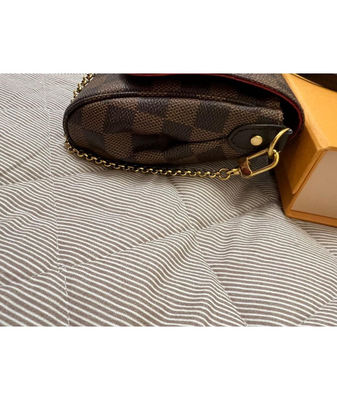 LOUIS VUITTON Коричневая сумка через плечо, фото 5