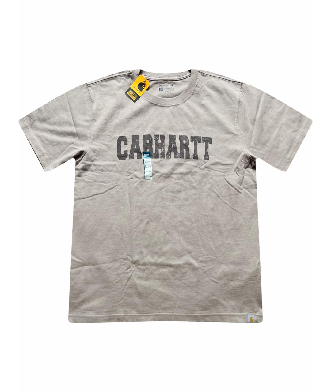 CARHARTT Серая хлопковая футболка, фото 1