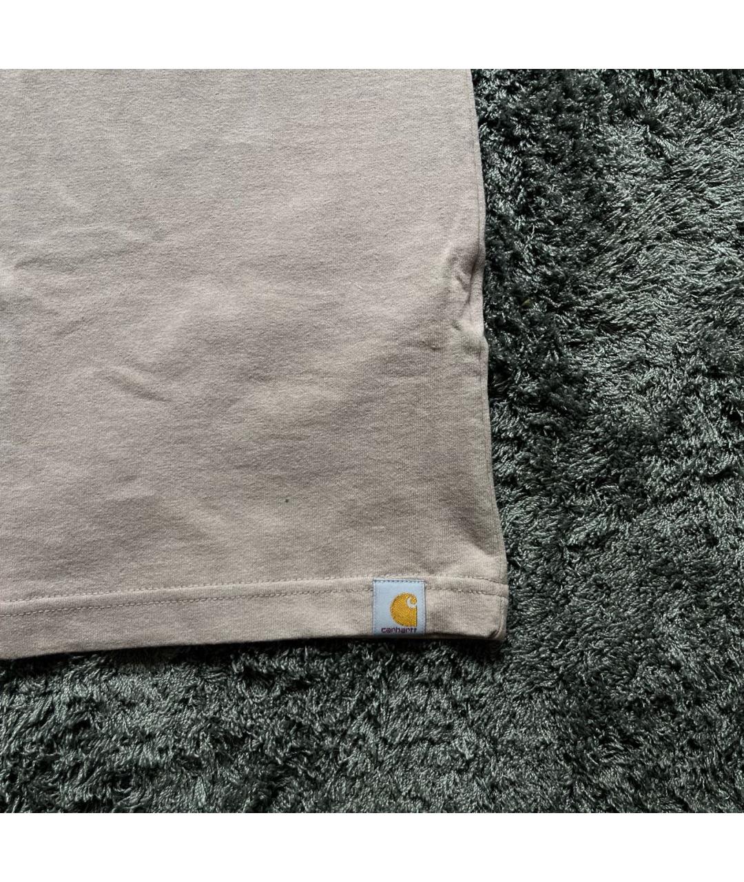 CARHARTT Серая хлопковая футболка, фото 5