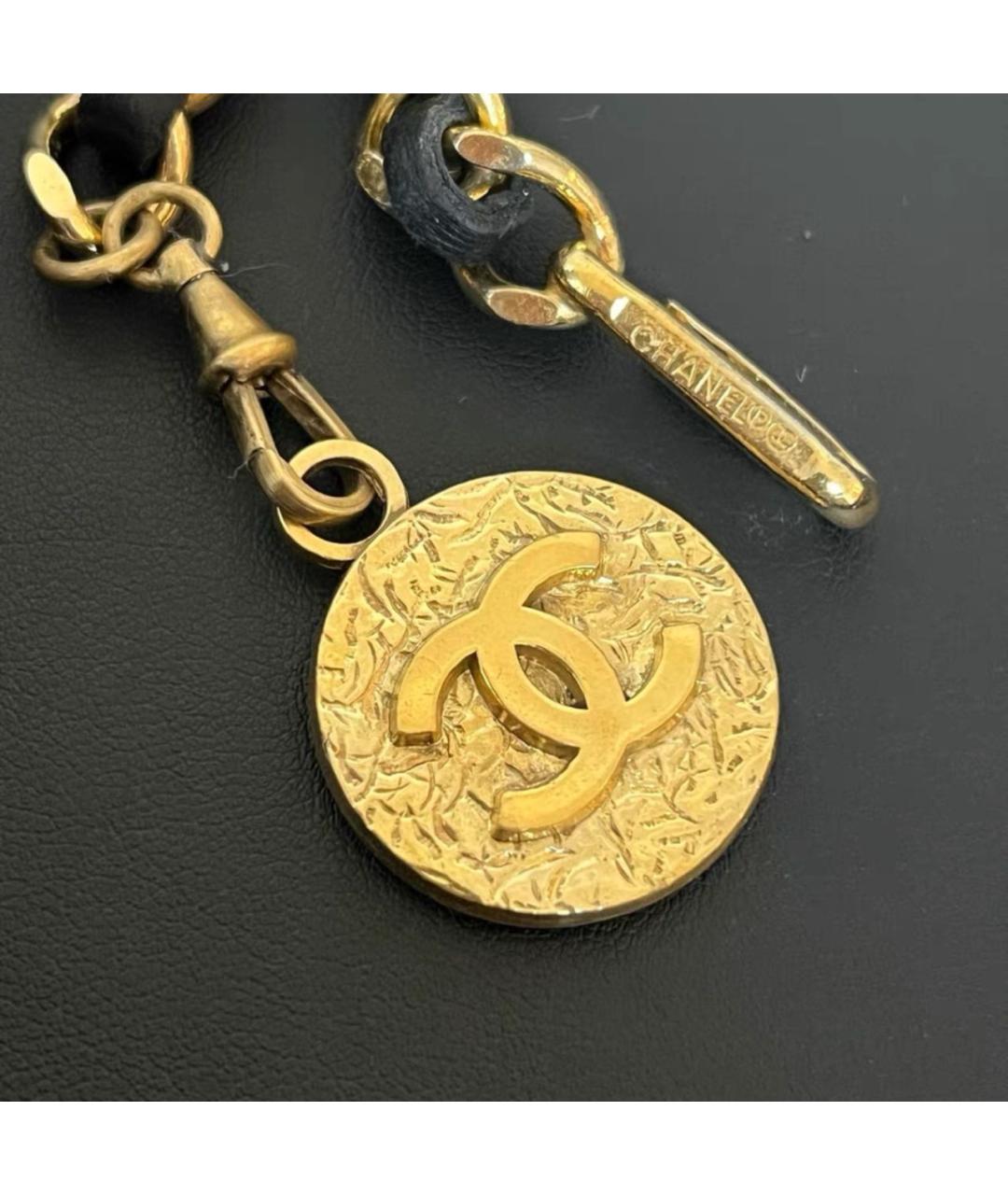 CHANEL Черный кожаный ремень, фото 7