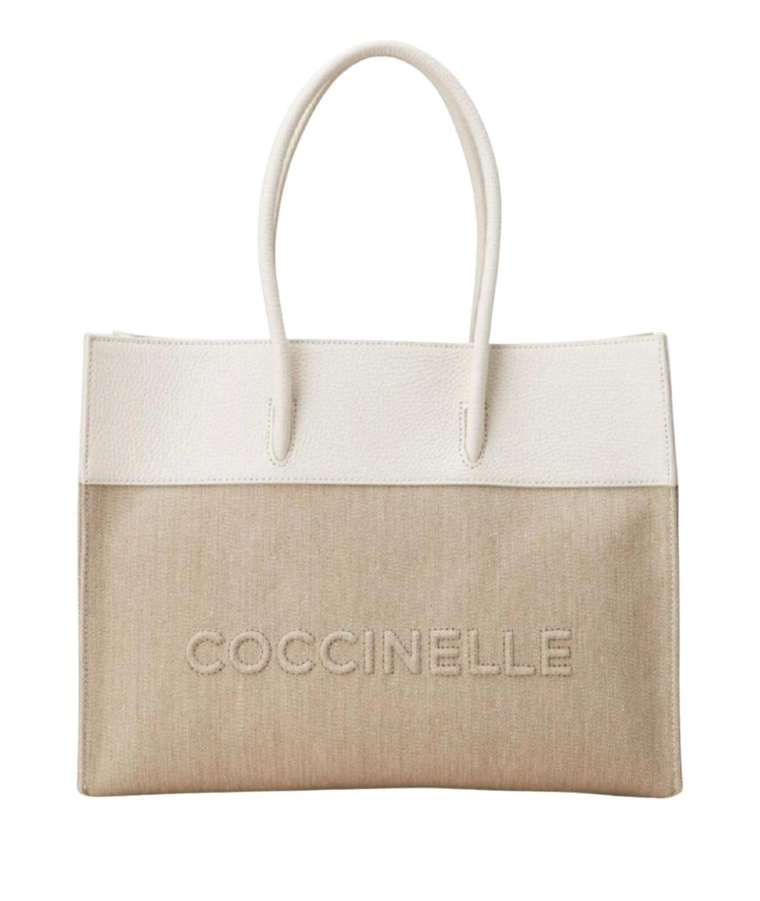 COCCINELLE Бежевая сумка тоут, фото 1