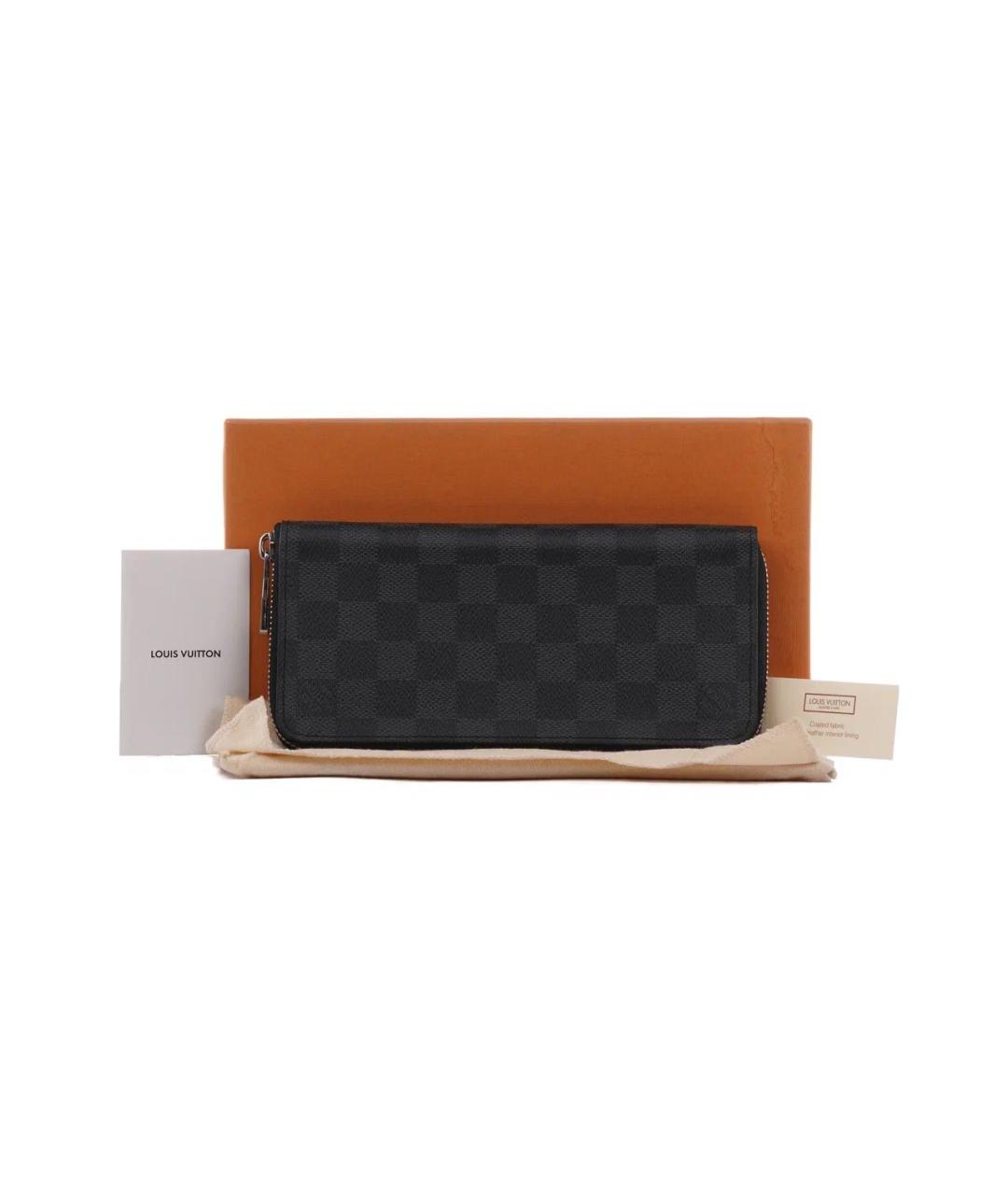 LOUIS VUITTON Черный кошелек, фото 2