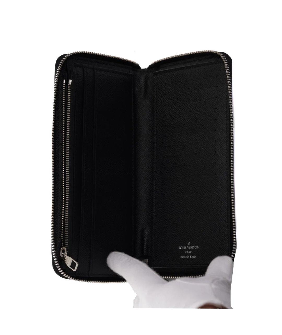 LOUIS VUITTON Черный кошелек, фото 7