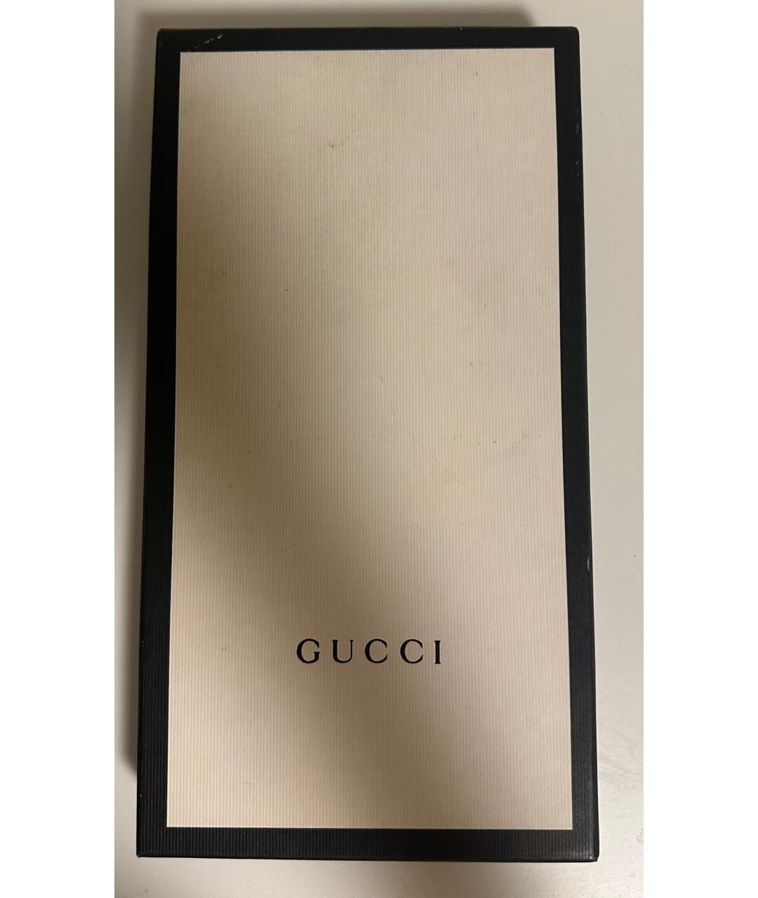 GUCCI Черные кожаные перчатки, фото 7