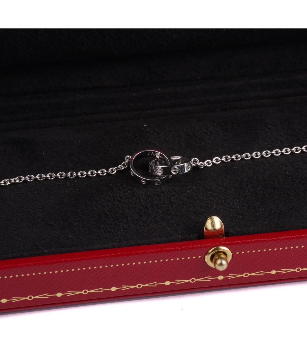 CARTIER Серебрянный браслет из белого золота, фото 4