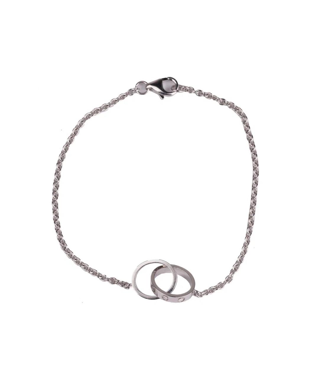 CARTIER Серебрянный браслет из белого золота, фото 7