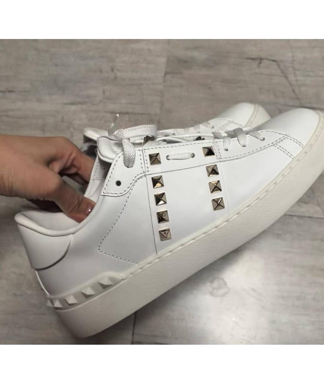 VALENTINO Белые кожаные кеды, фото 9