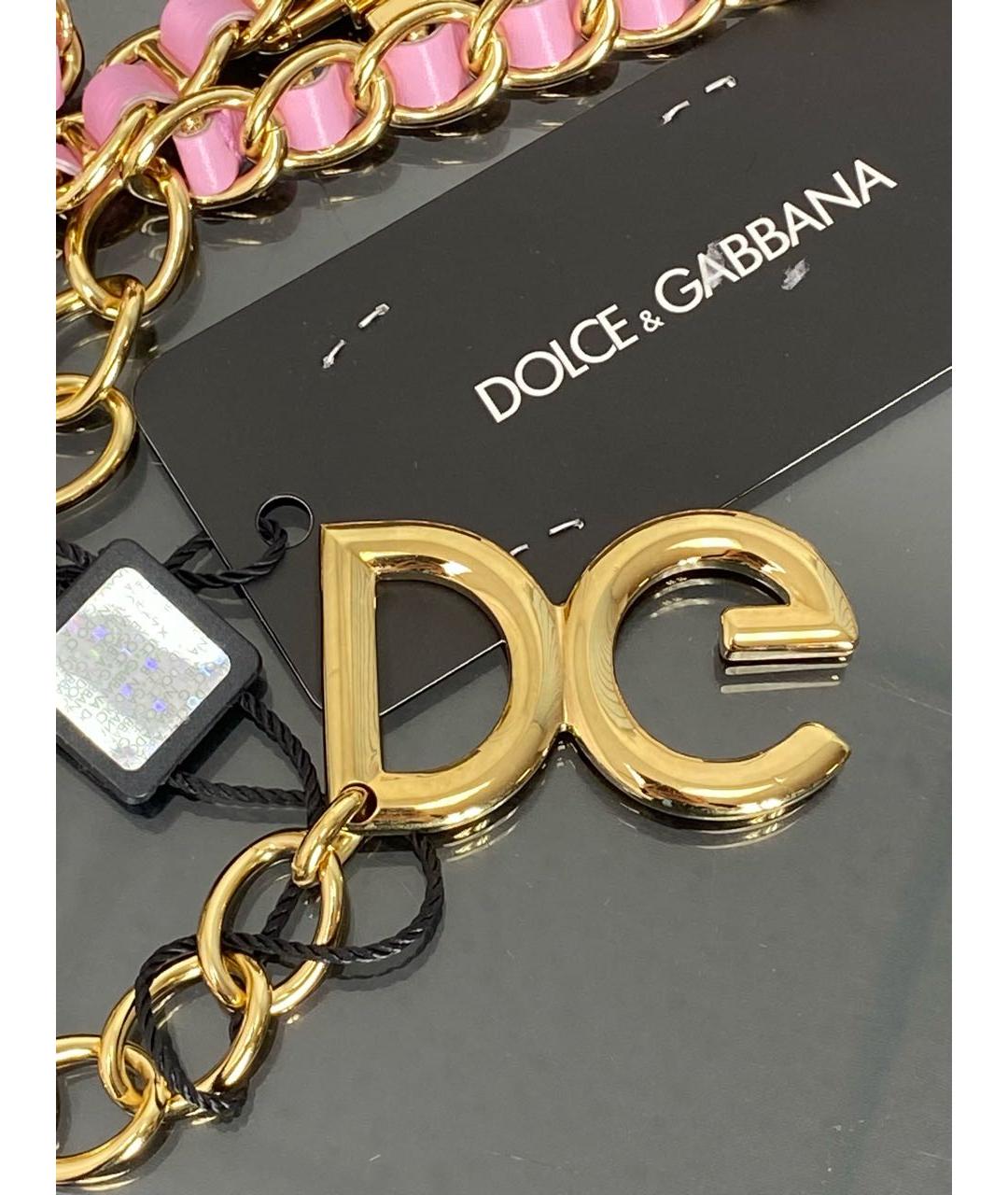 DOLCE&GABBANA Розовый ремень, фото 2