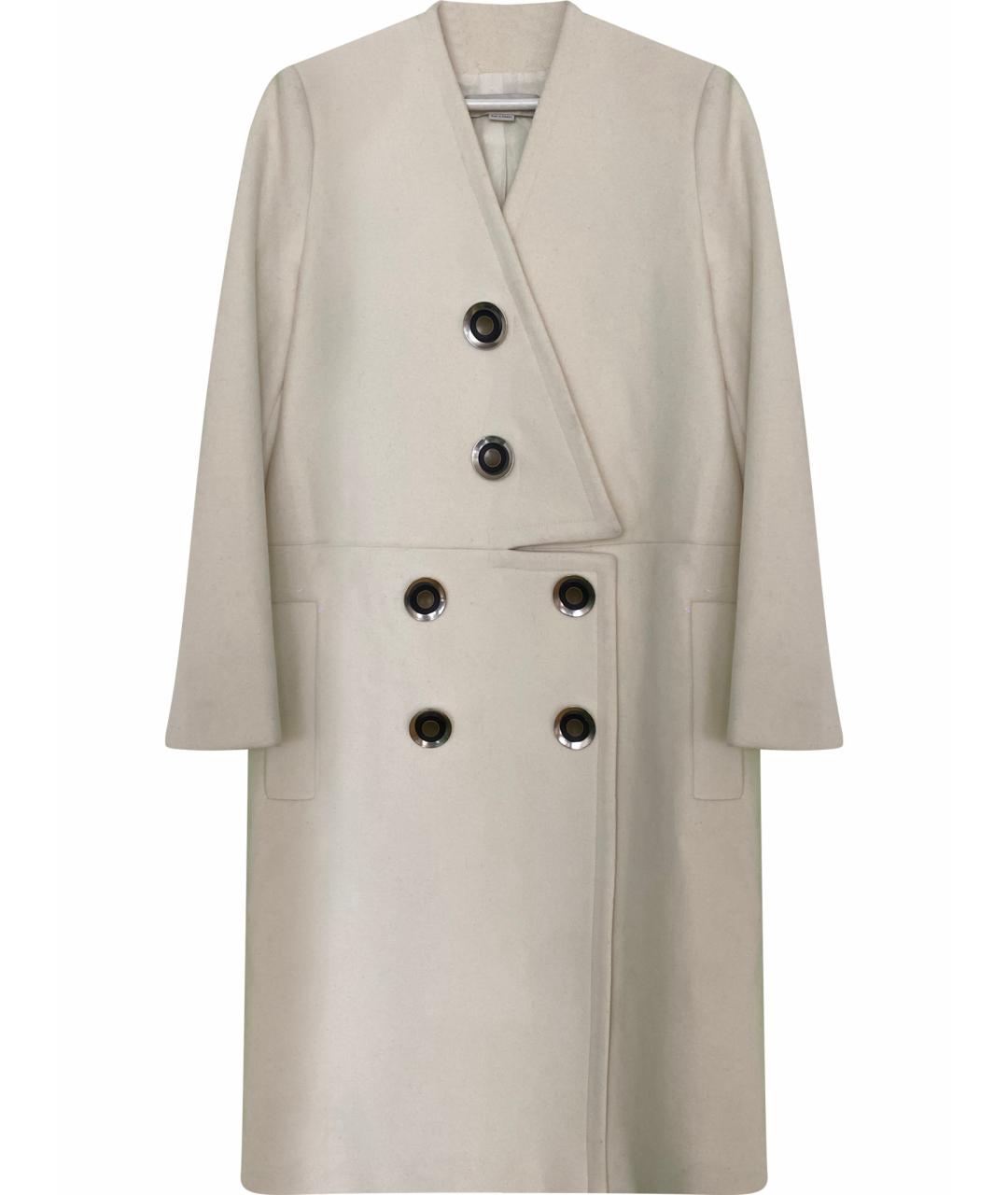 STELLA MCCARTNEY Белое шерстяное пальто, фото 1