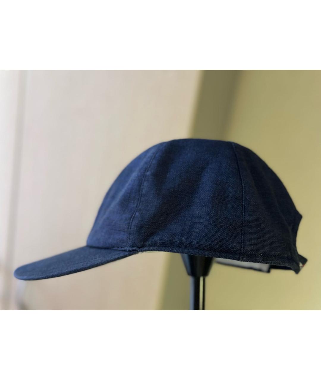 KITON Синяя кепка/бейсболка, фото 4