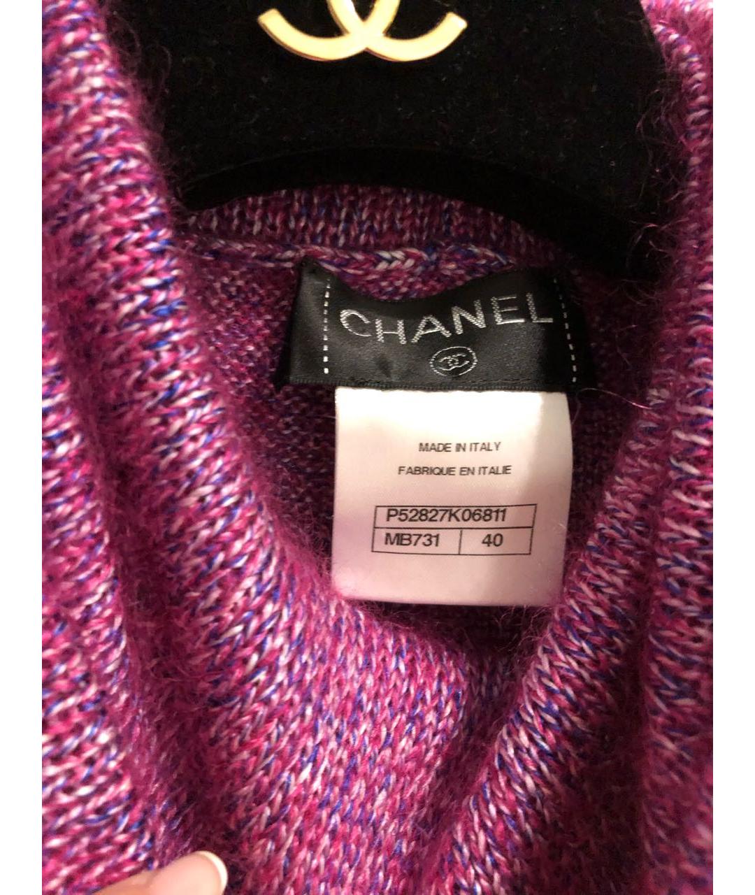 CHANEL Фуксия повседневное платье, фото 3