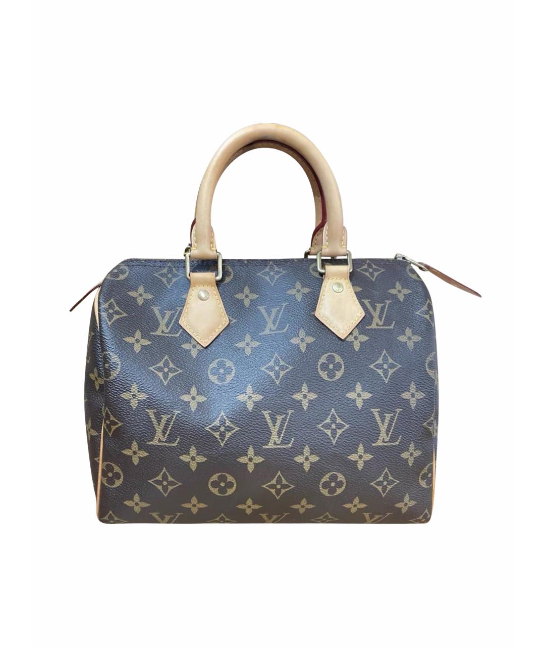 LOUIS VUITTON Коричневая сумка с короткими ручками, фото 7