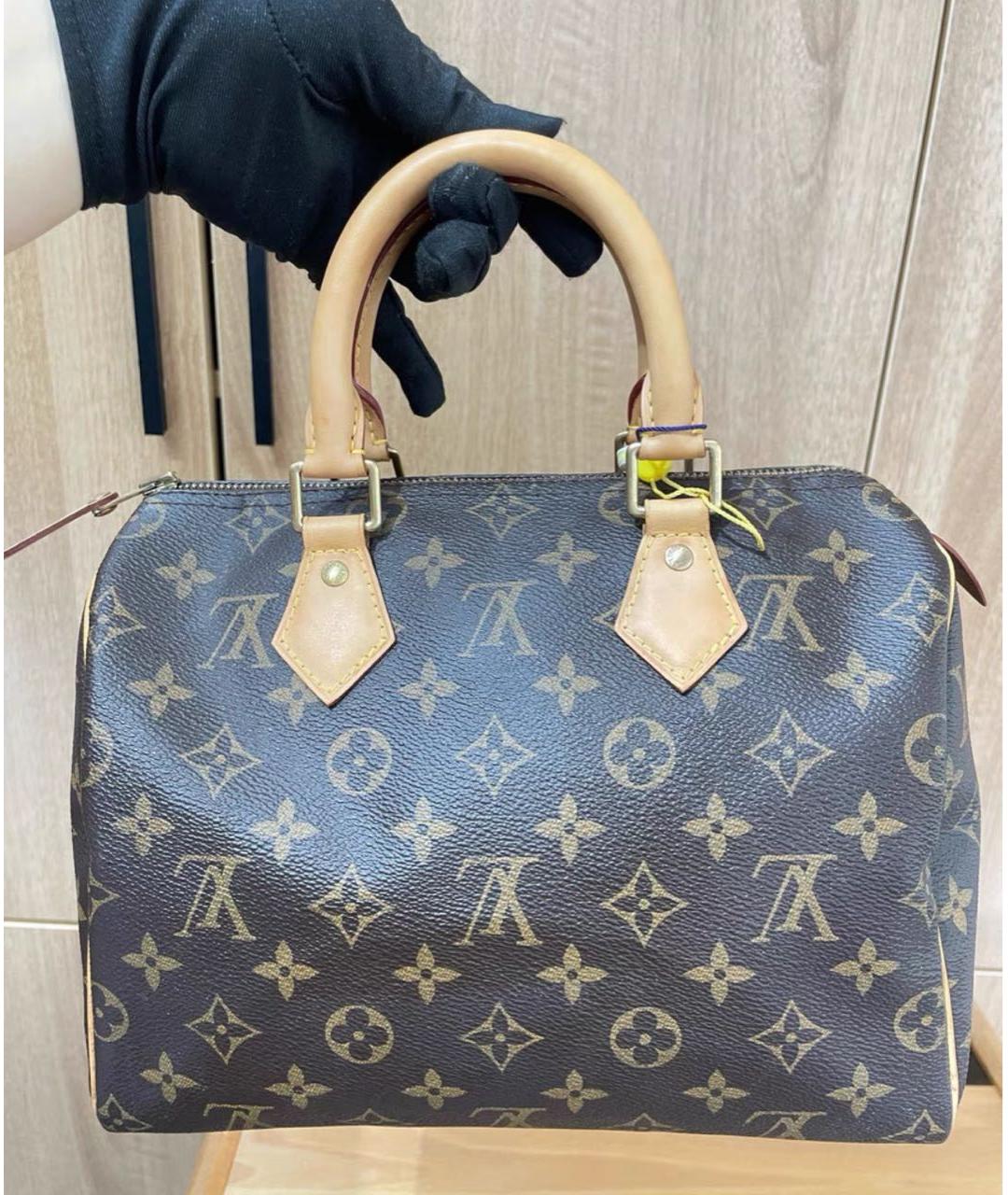 LOUIS VUITTON Коричневая сумка с короткими ручками, фото 3