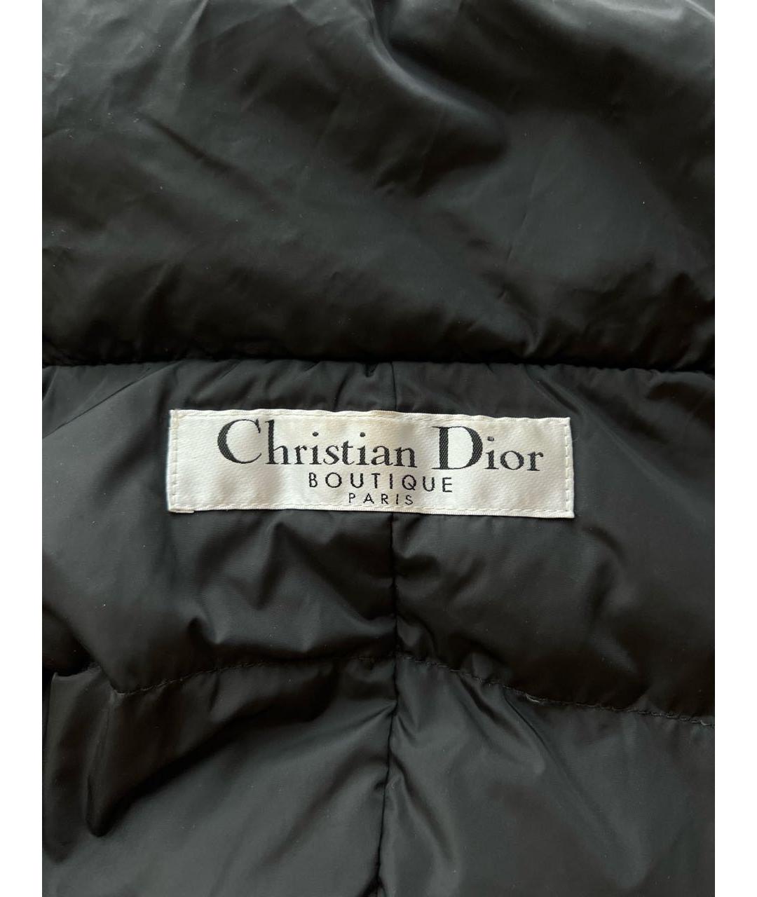 CHRISTIAN DIOR Черная полиамидовая куртка, фото 6