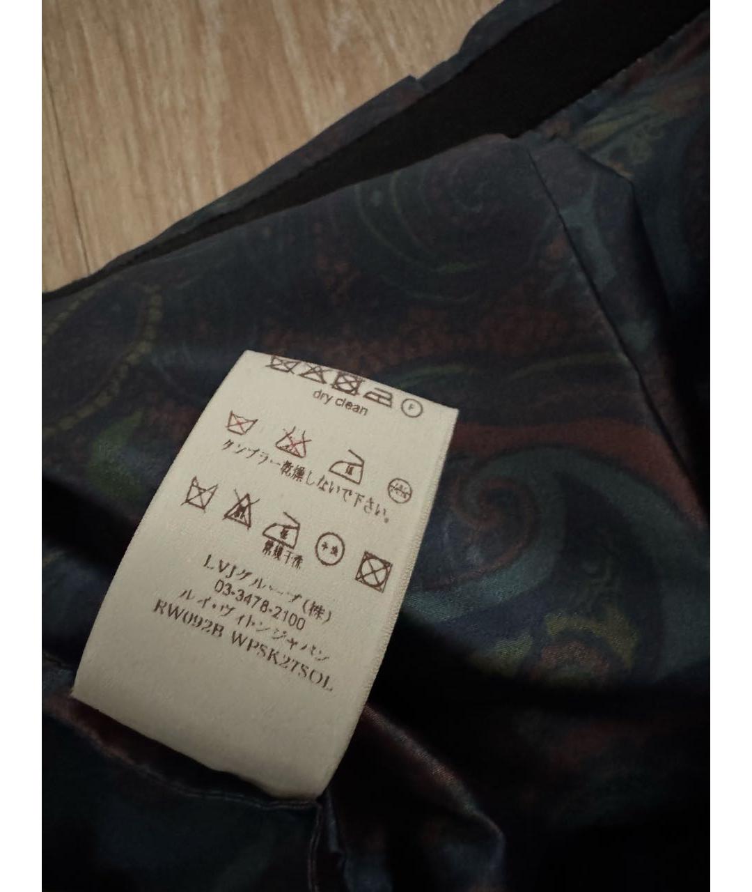 LOUIS VUITTON Мульти полиэстеровая юбка мини, фото 8