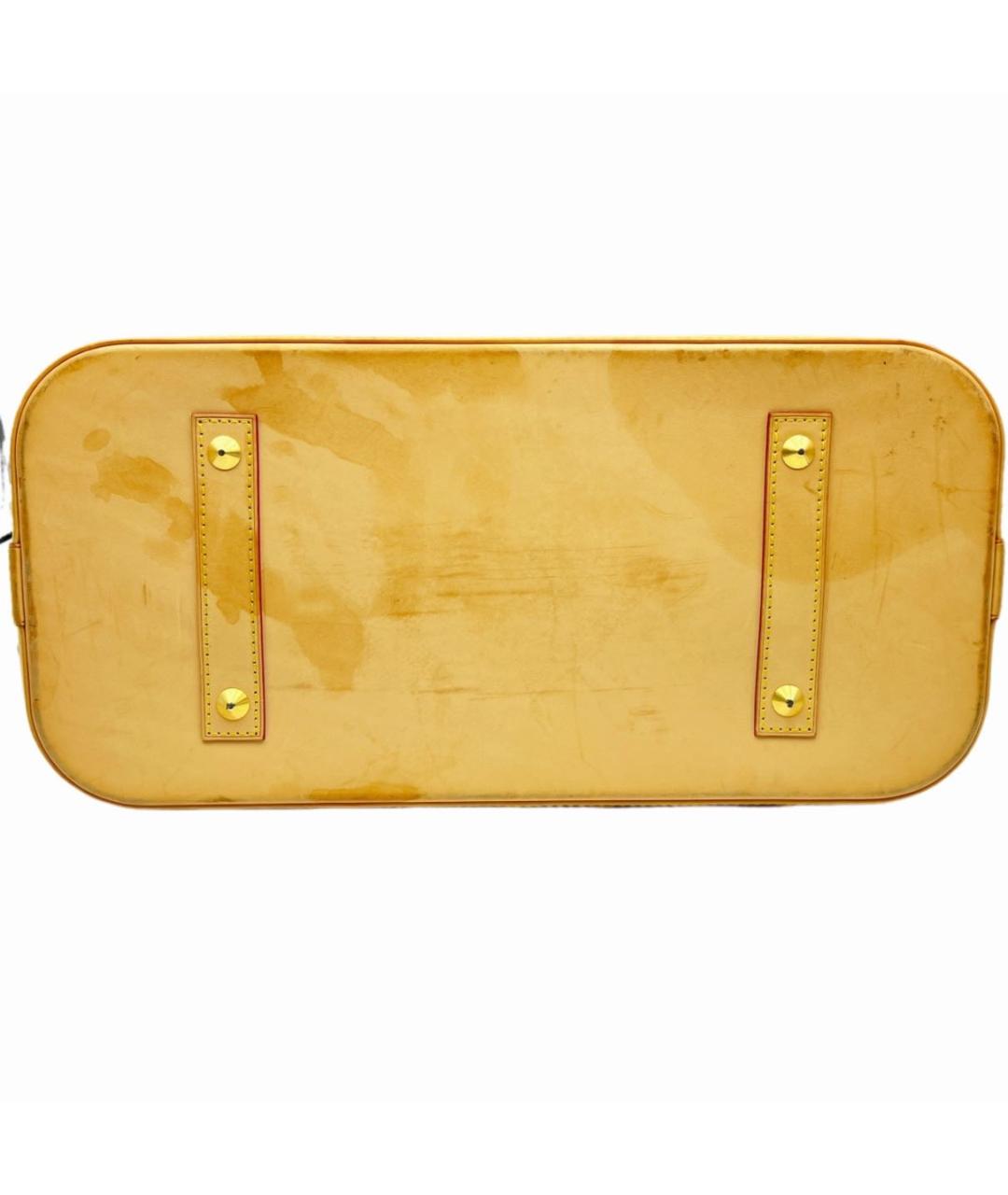 LOUIS VUITTON Черная кожаная сумка с короткими ручками, фото 6