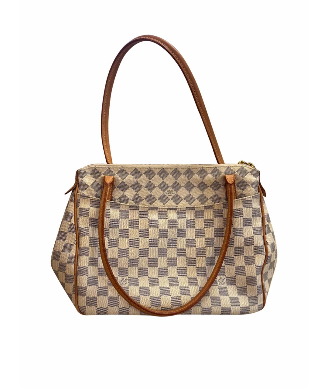 LOUIS VUITTON Белая сумка тоут из искусственной кожи, фото 1