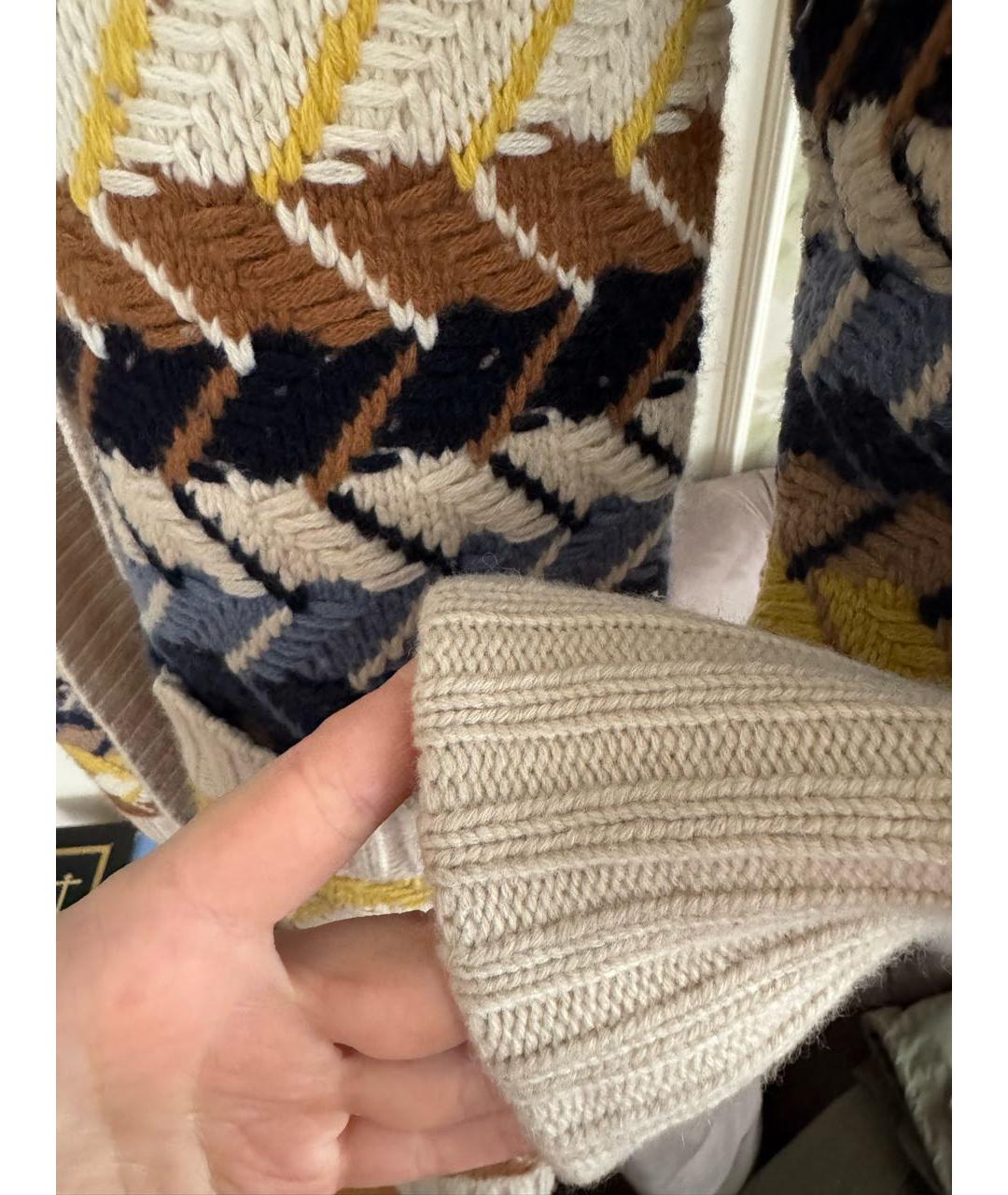 CHLOE Мульти шерстяной кардиган, фото 5