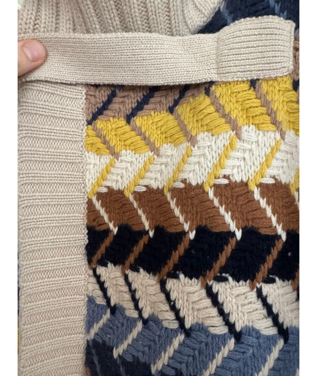 CHLOE Мульти шерстяной кардиган, фото 4