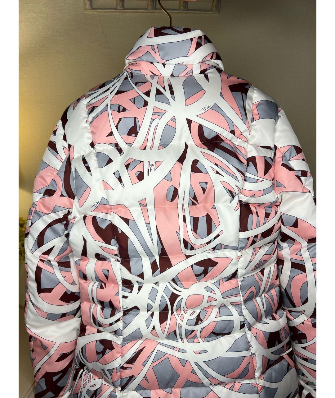 EMILIO PUCCI Коралловая полиэстеровая куртка, фото 3