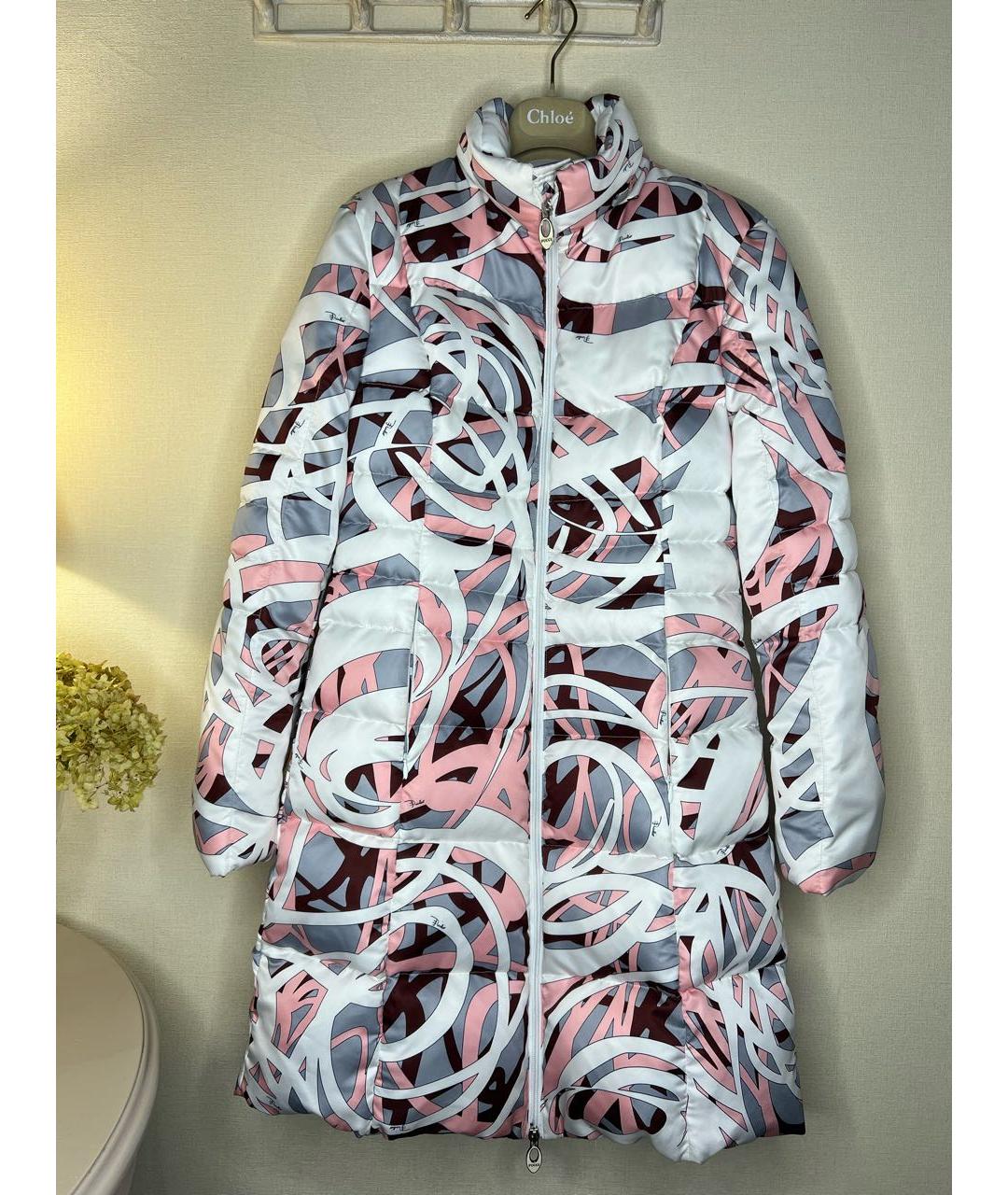 EMILIO PUCCI Коралловая полиэстеровая куртка, фото 2