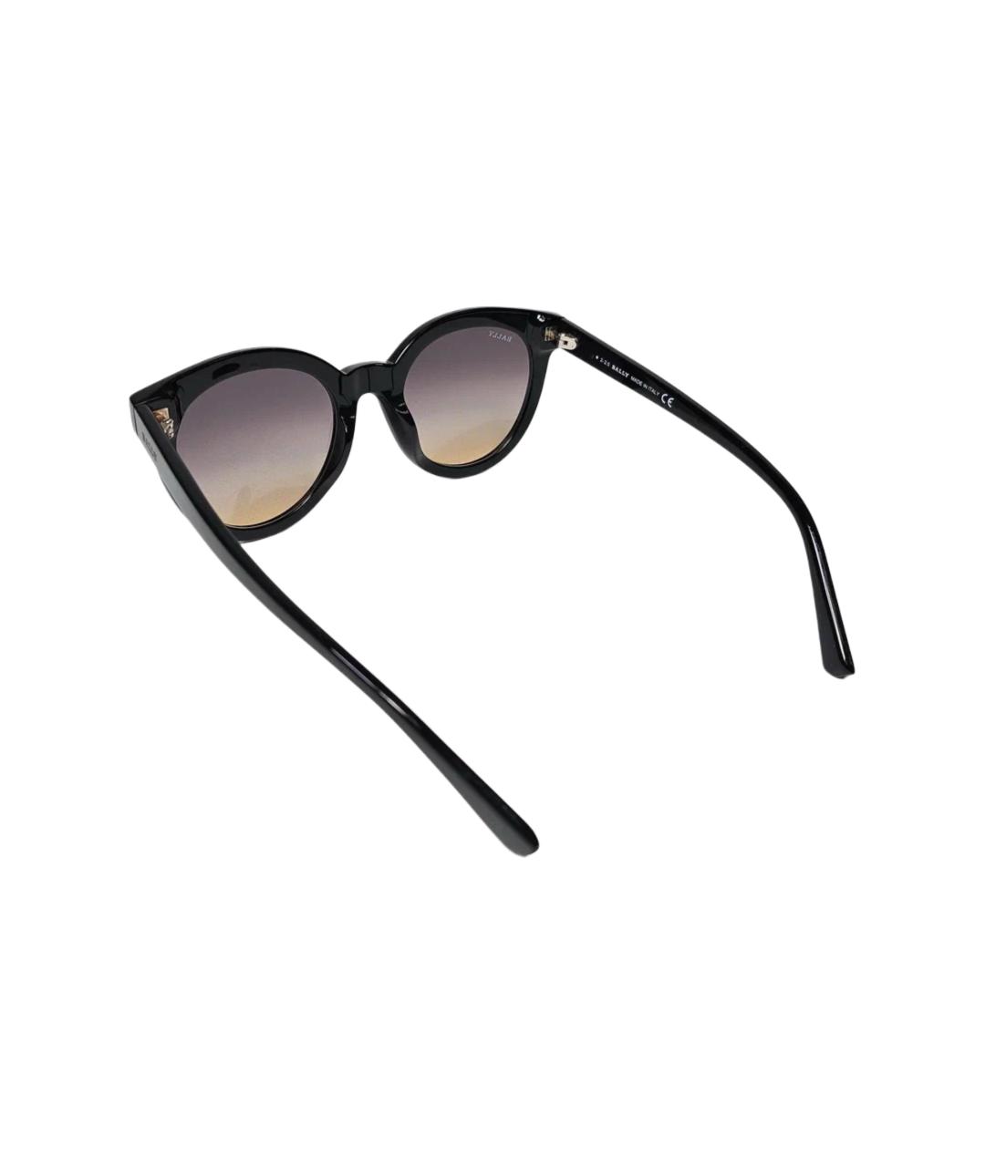 BALLY Черные пластиковые солнцезащитные очки, фото 4