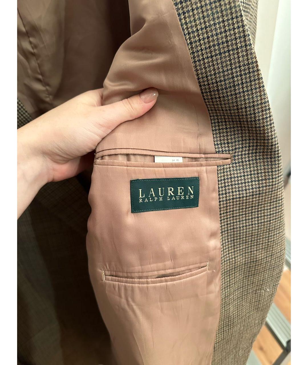 RALPH LAUREN Коричневый пиджак, фото 2