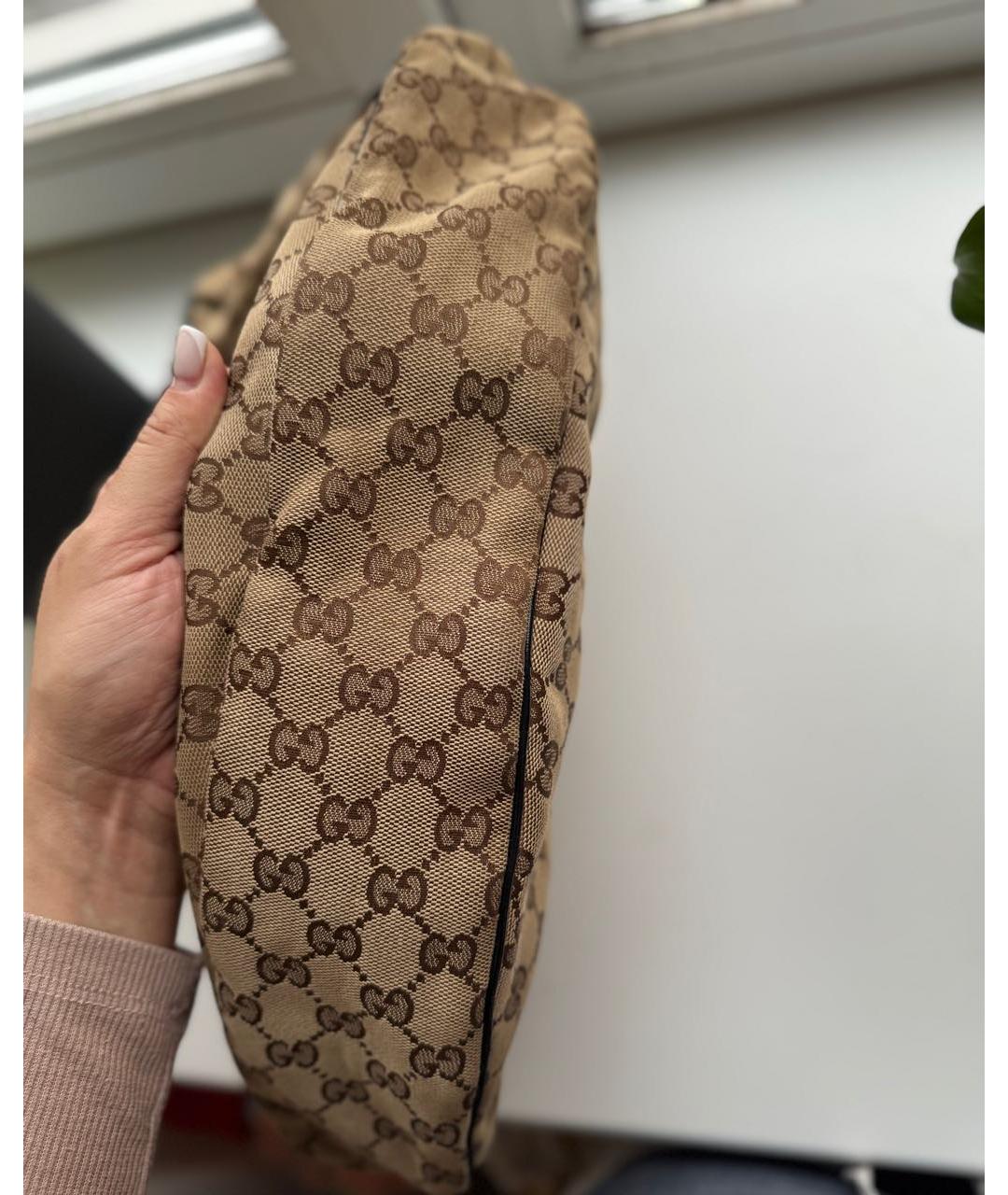 GUCCI Коричневая сумка с короткими ручками, фото 2