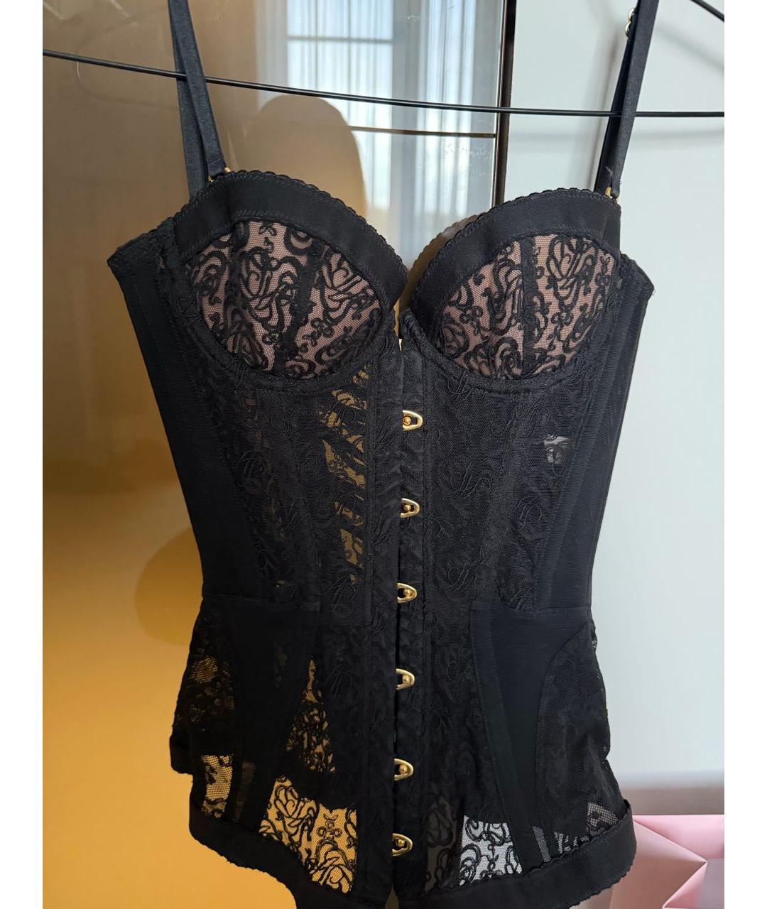 AGENT PROVOCATEUR Черный кружевной корсет, фото 5