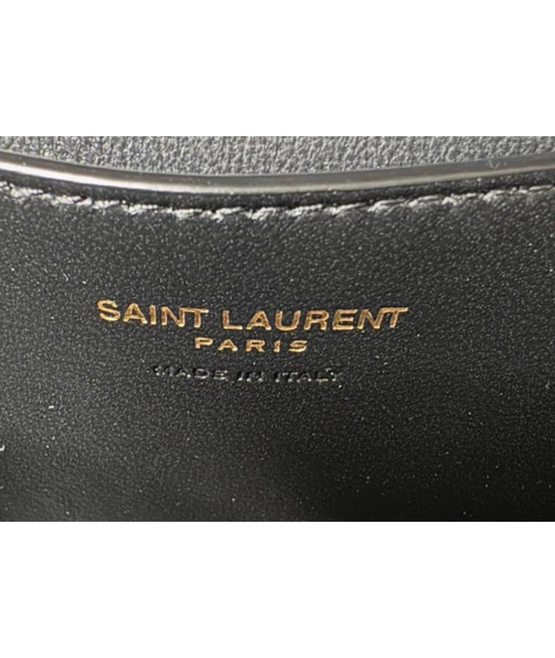 SAINT LAURENT Оранжевая кожаная сумка через плечо, фото 4