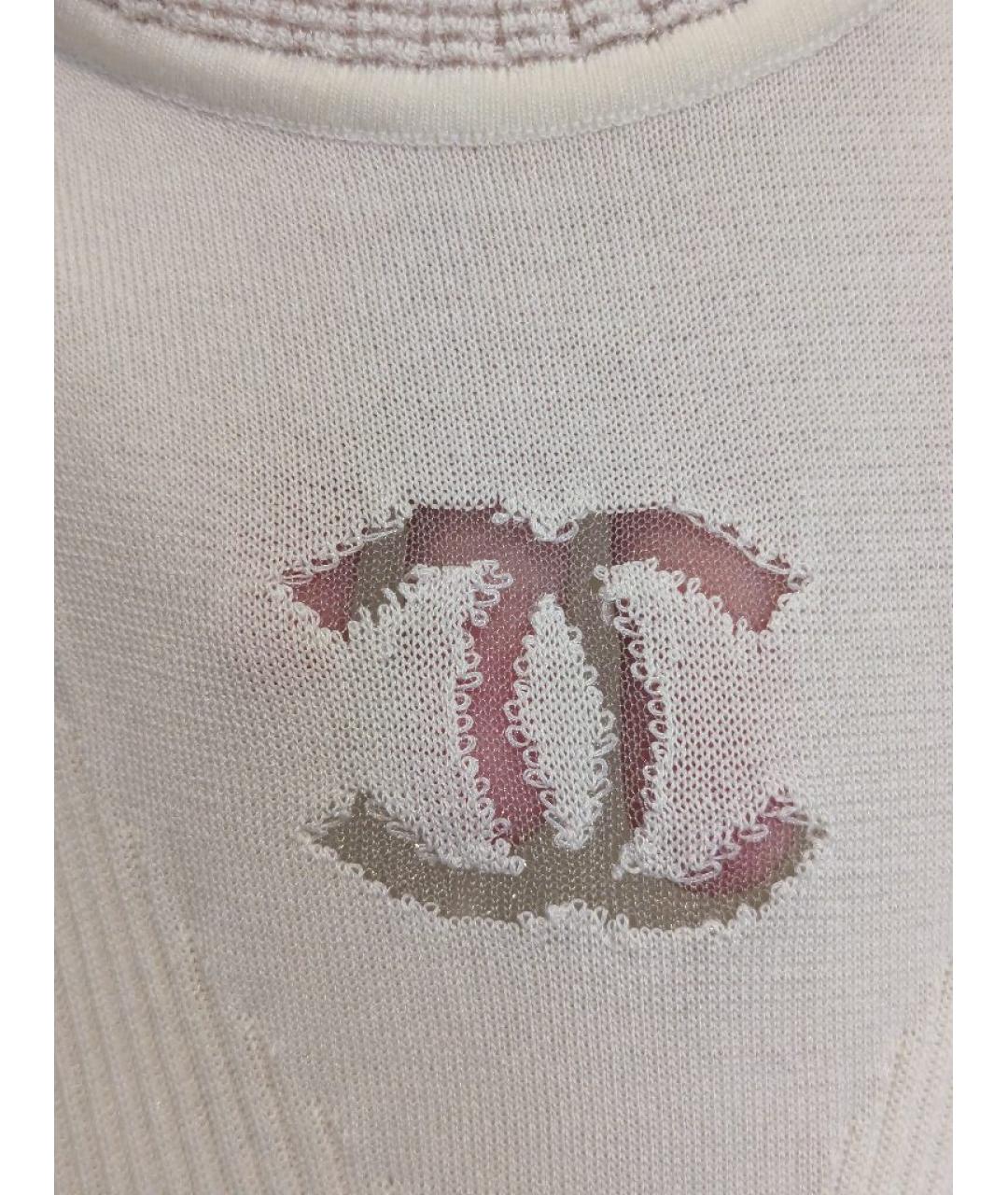 CHANEL Бежевая майка, фото 3