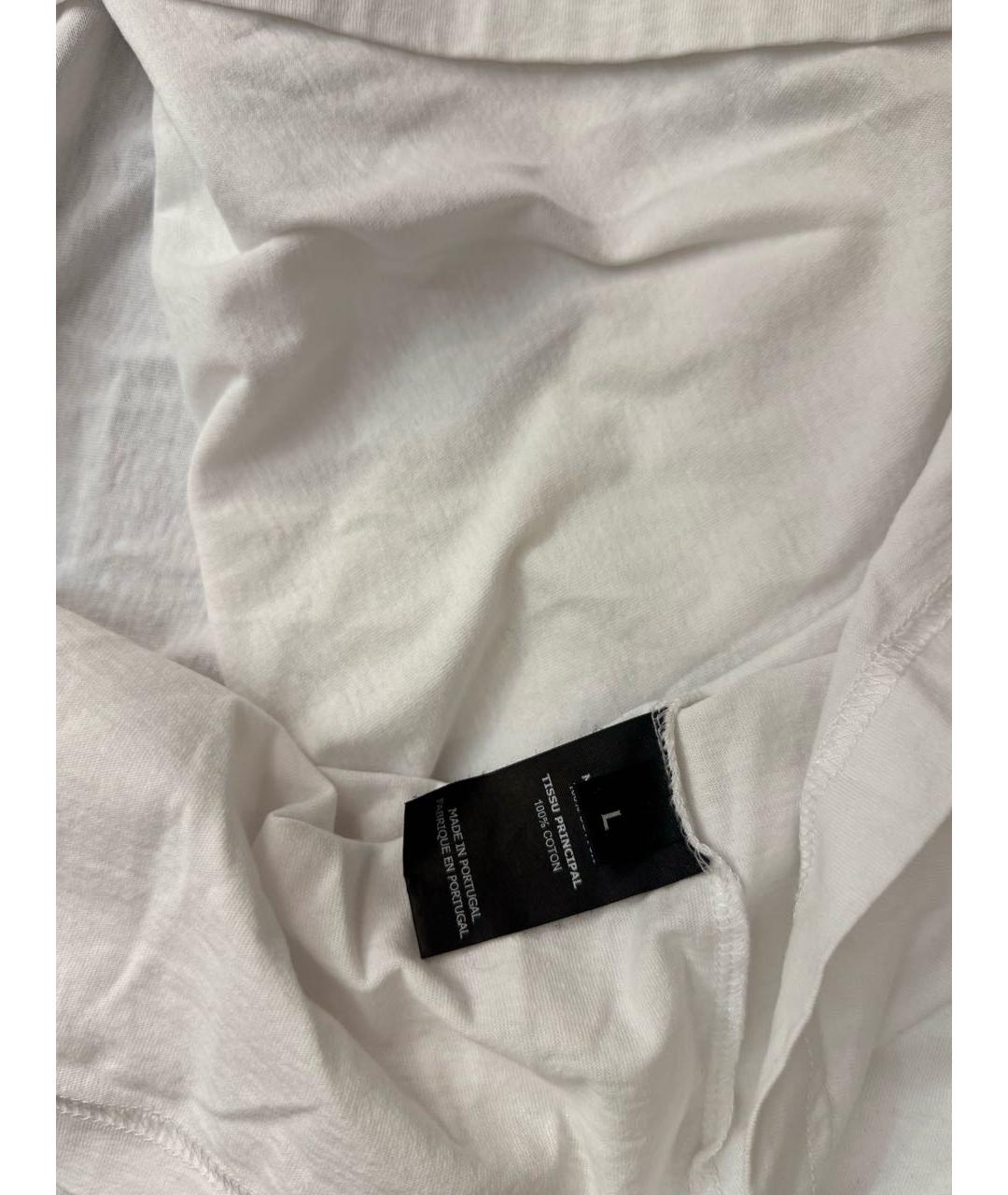 VETEMENTS Белая хлопковая футболка, фото 5