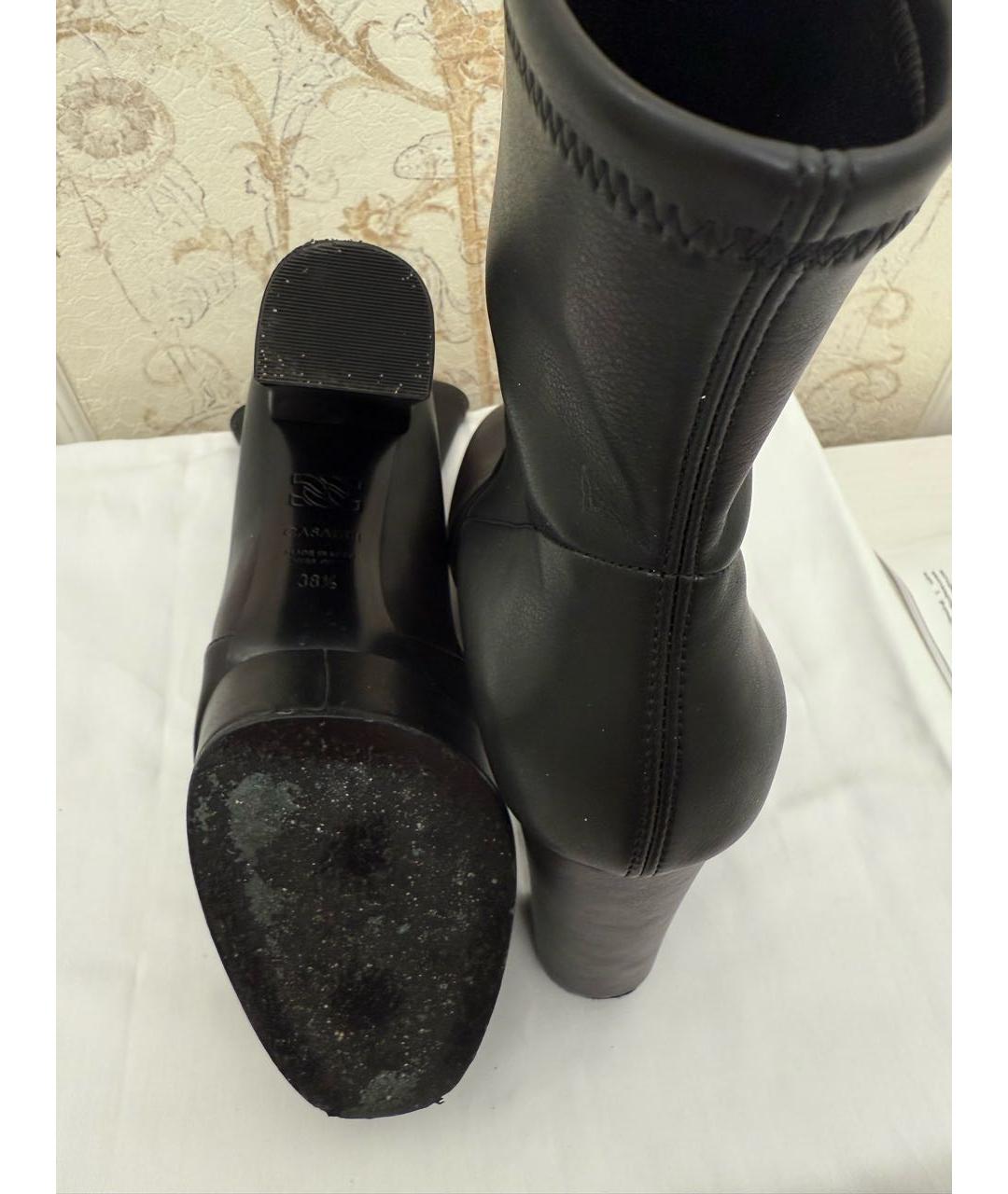 CASADEI Черные кожаные ботильоны, фото 7