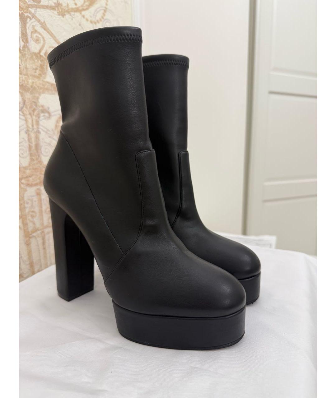 CASADEI Черные кожаные ботильоны, фото 5