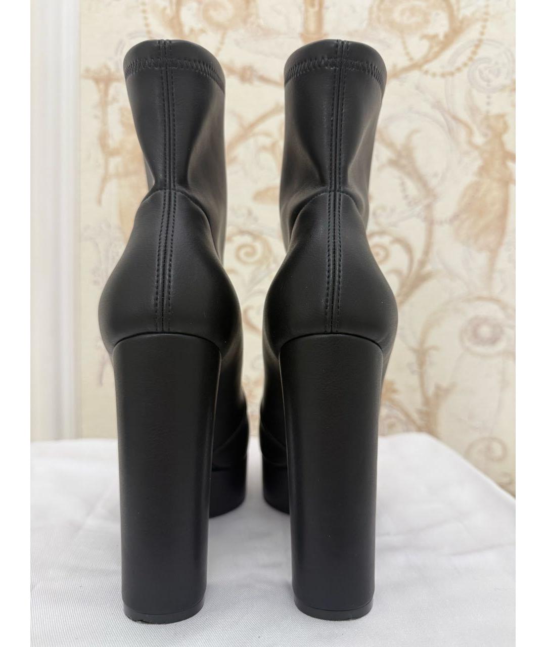 CASADEI Черные кожаные ботильоны, фото 4
