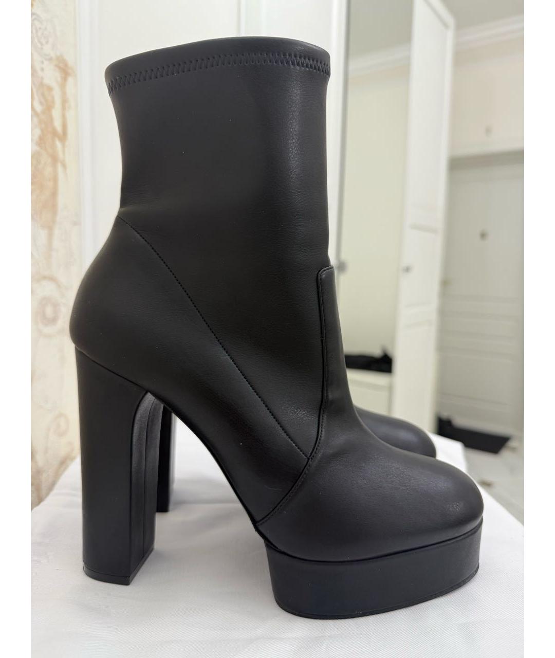 CASADEI Черные кожаные ботильоны, фото 9