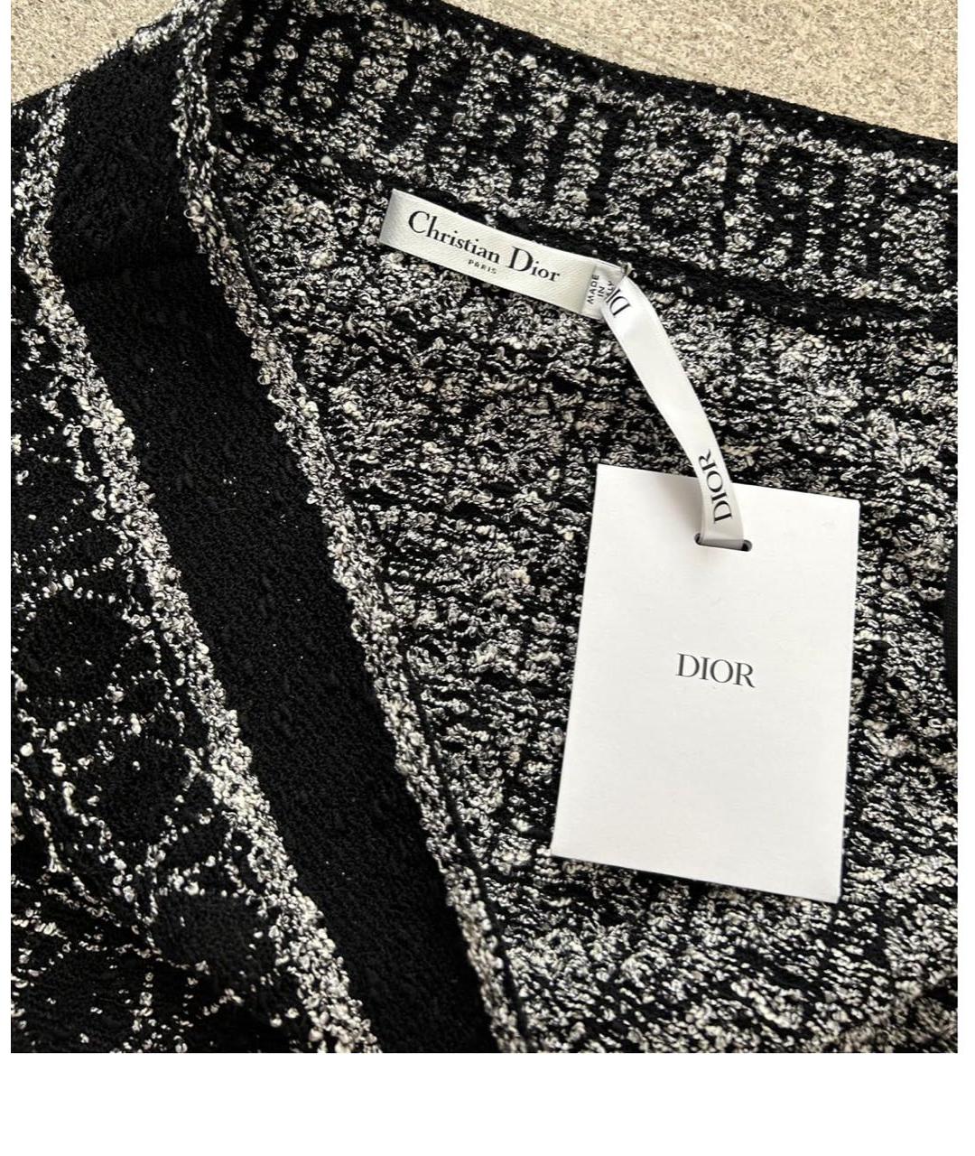 CHRISTIAN DIOR Черная юбка мини, фото 6