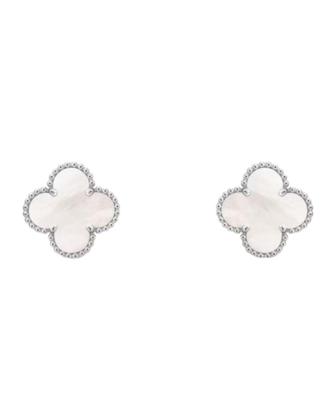 VAN CLEEF & ARPELS Белые серьги из белого золота, фото 1