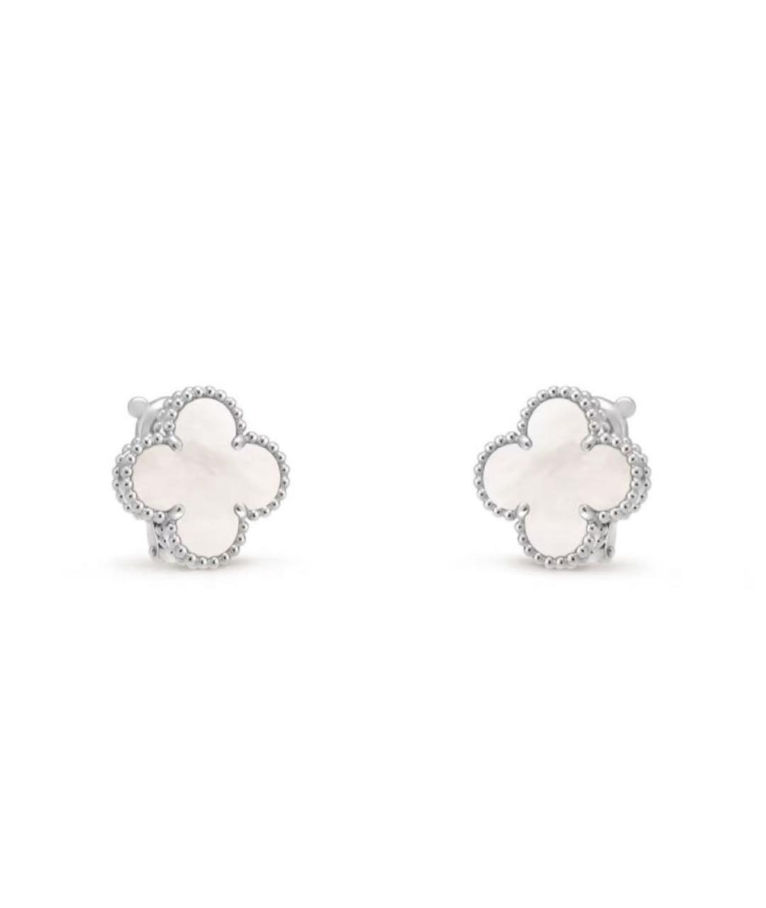 VAN CLEEF & ARPELS Белые серьги из белого золота, фото 2