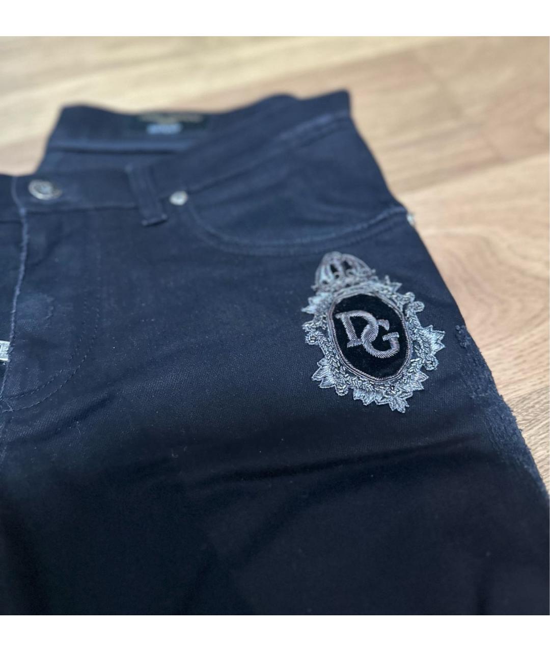 DOLCE&GABBANA Черные джинсы скинни, фото 3