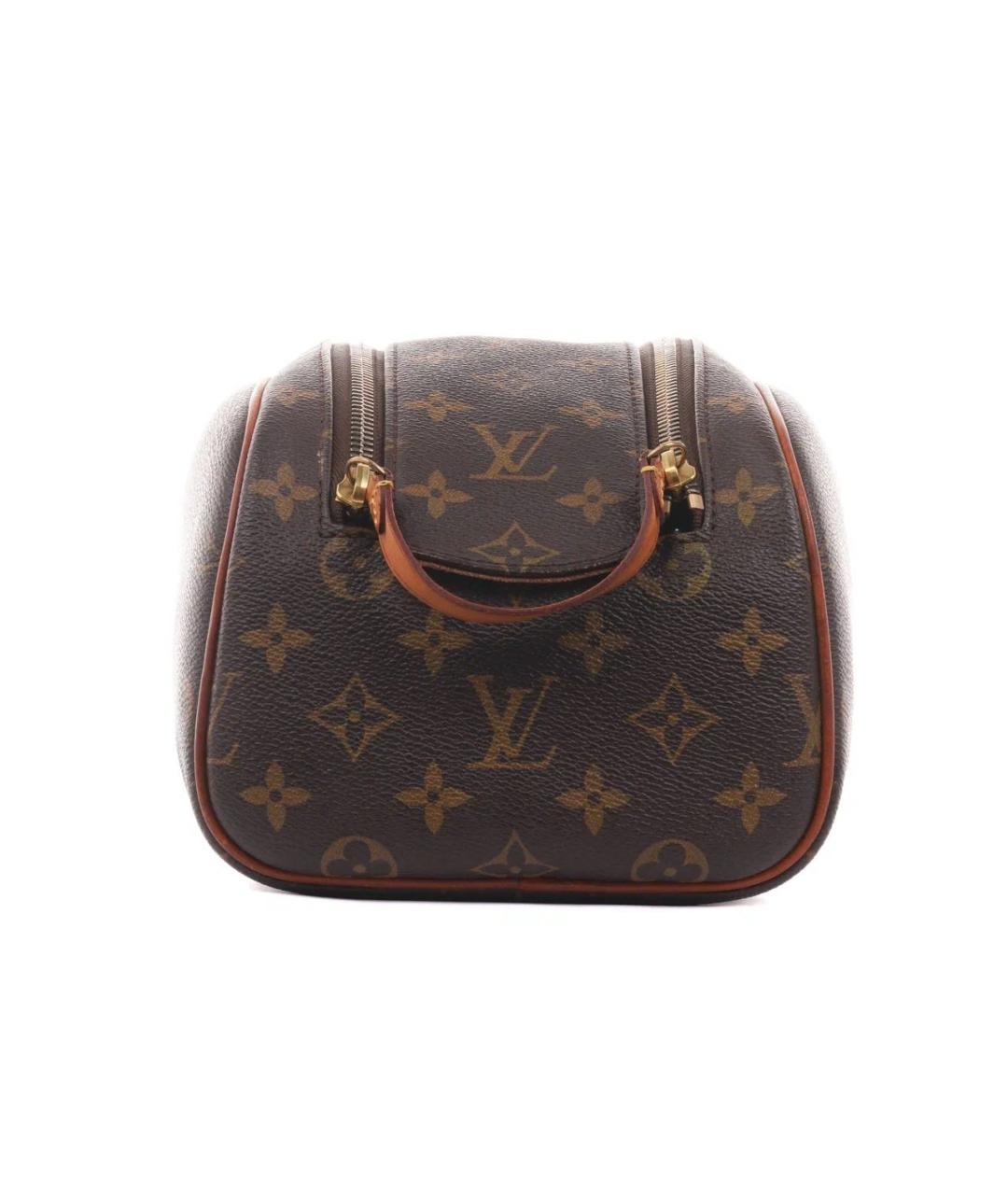 LOUIS VUITTON Коричневая косметичка, фото 3