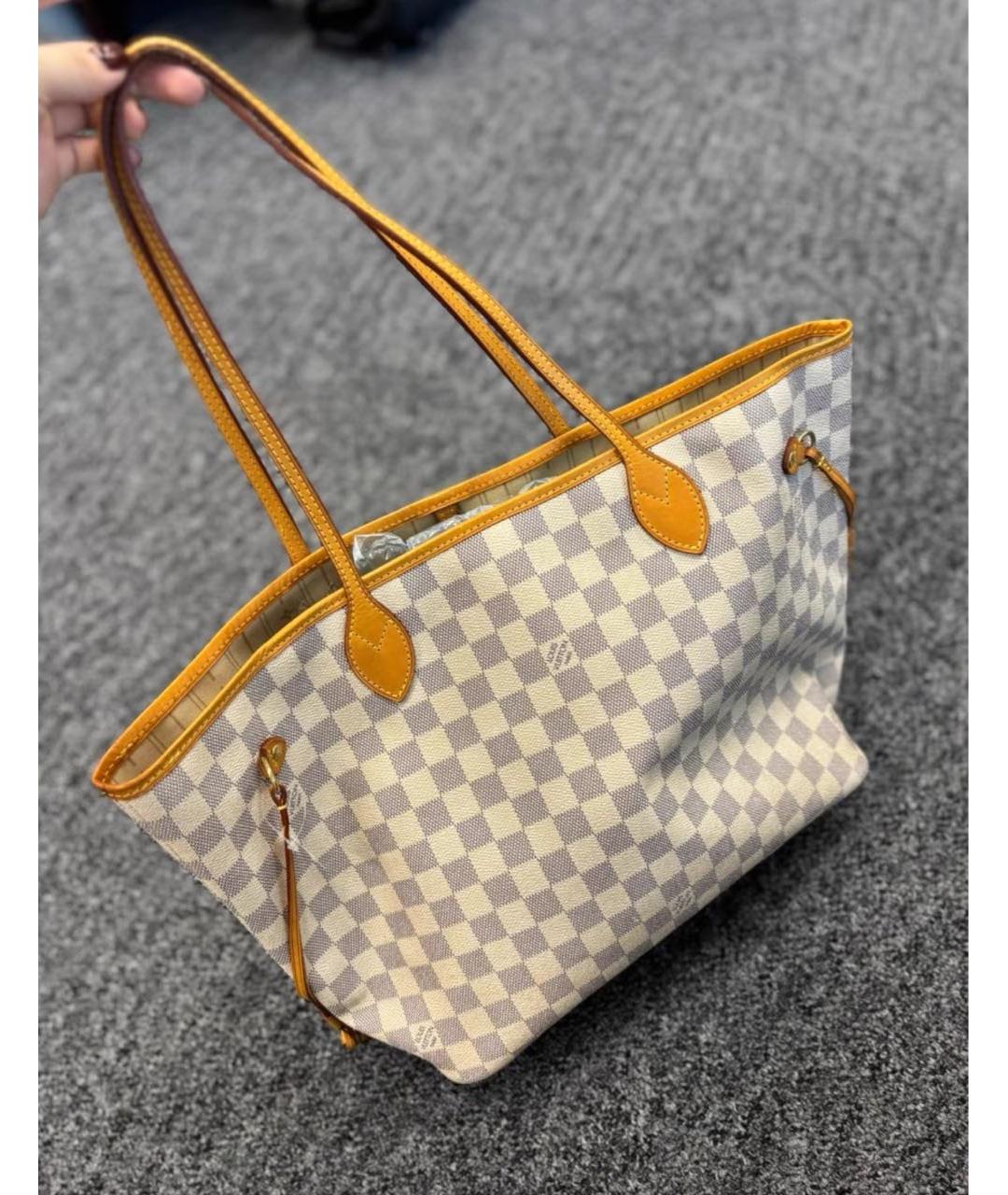 LOUIS VUITTON Белая сумка через плечо, фото 3